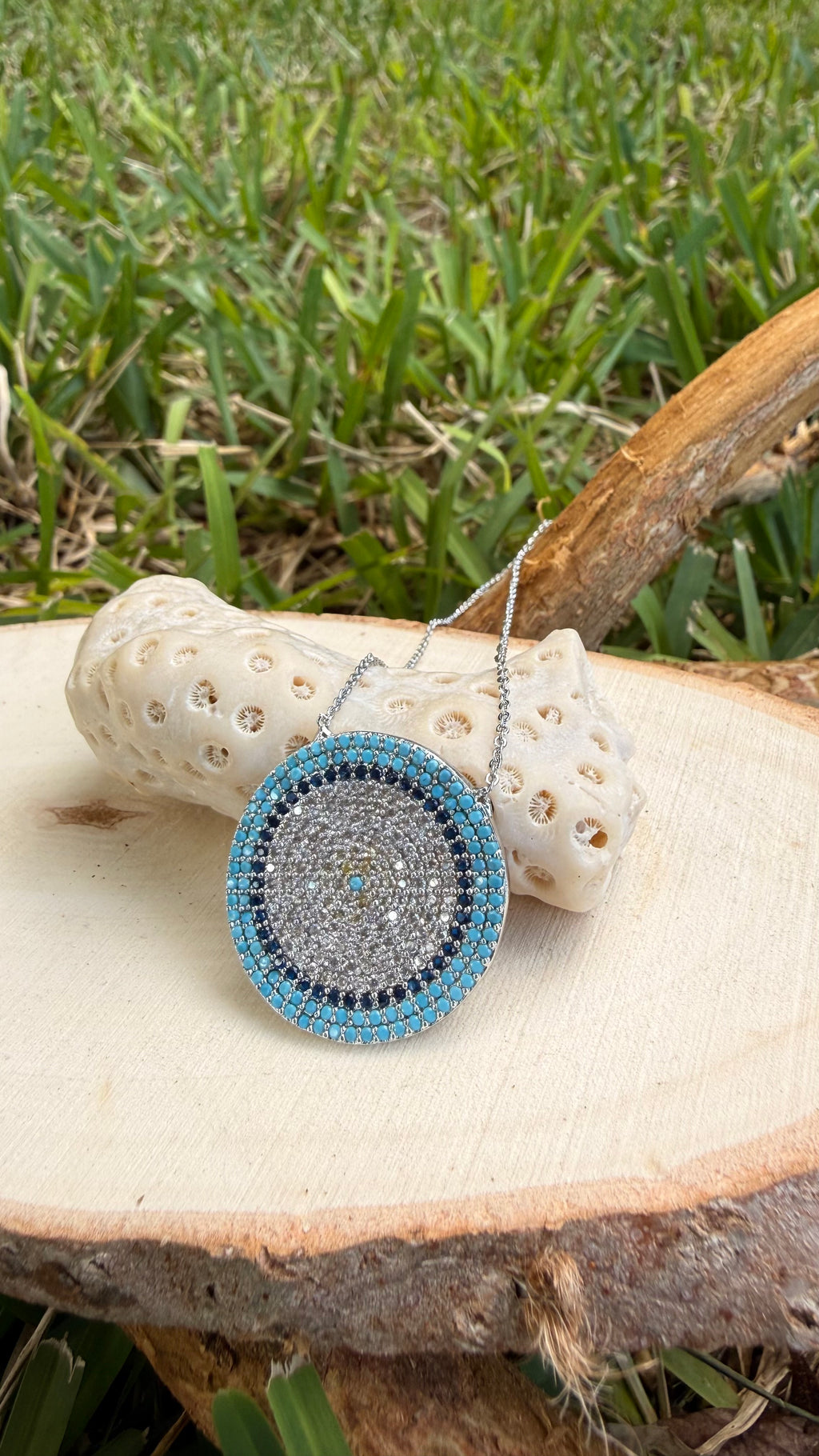 Handmade Zirconia Necklace