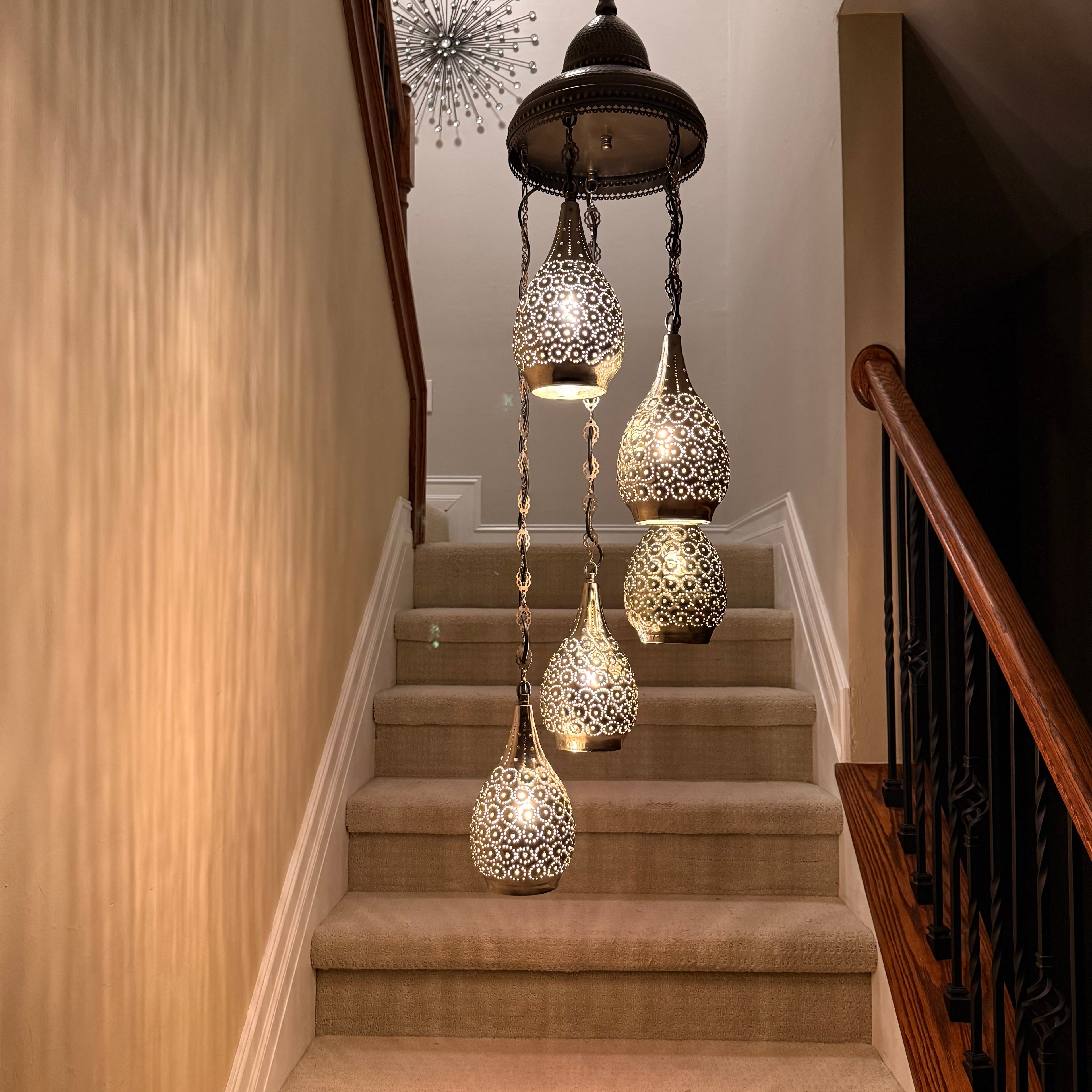 Handmade Brass Chandeliers