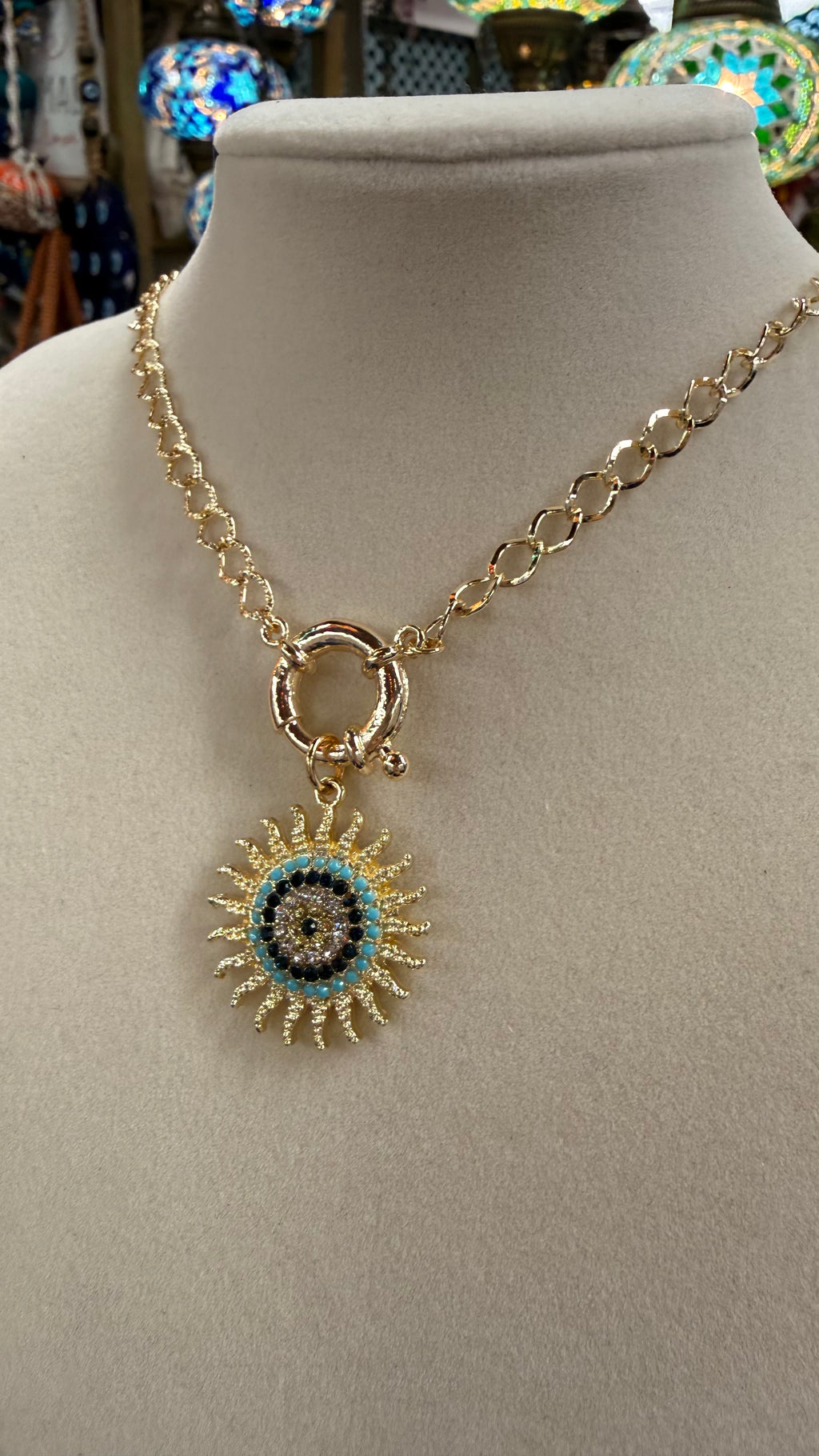 Handmade Zirconia Necklas