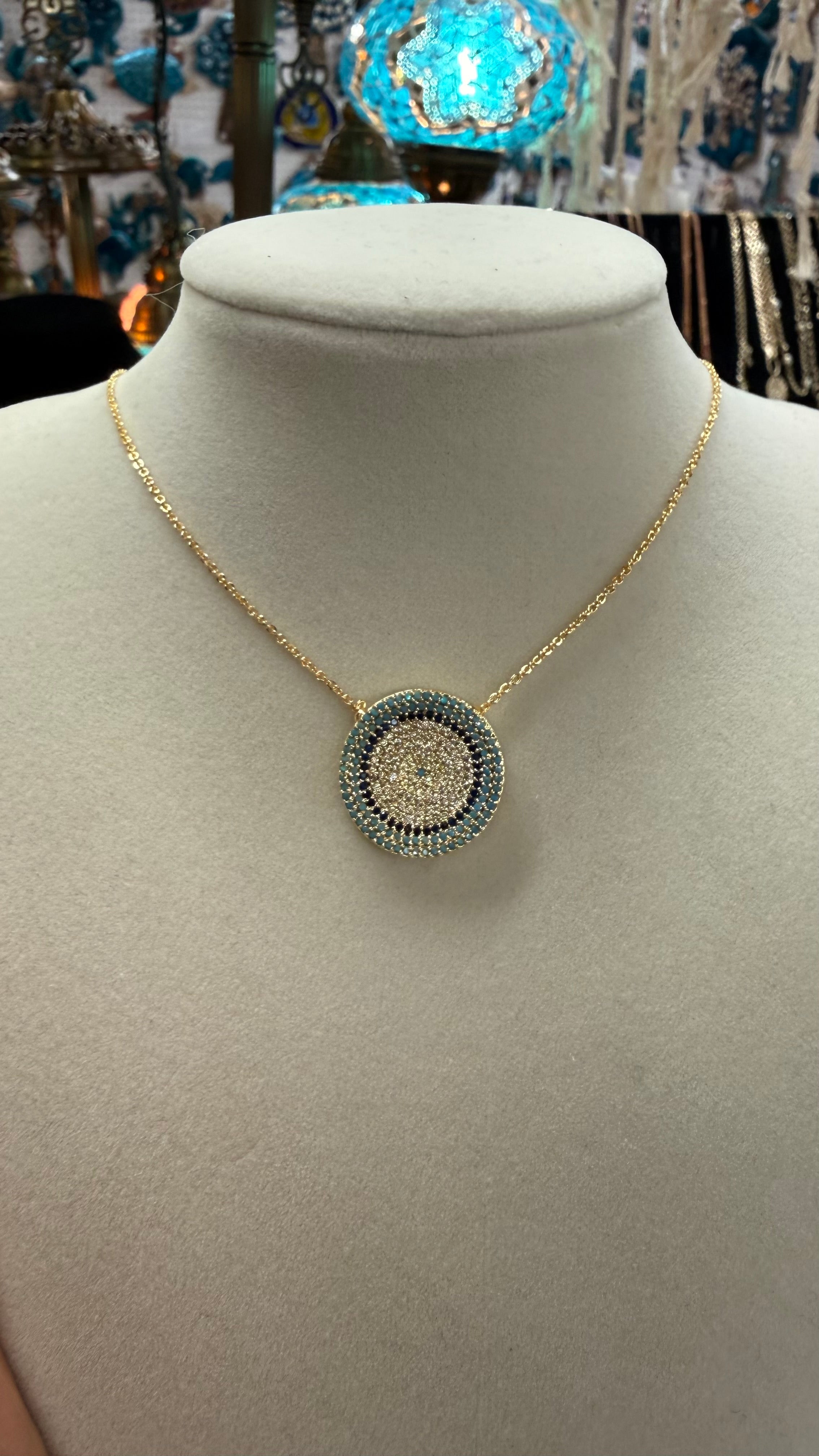 Handmade Zirconia Necklace