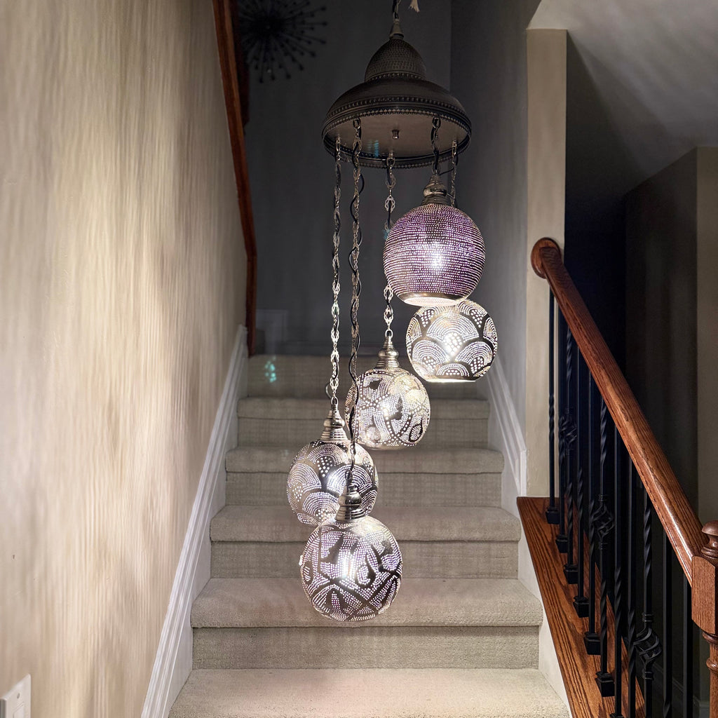 Handmade Brass Chandeliers
