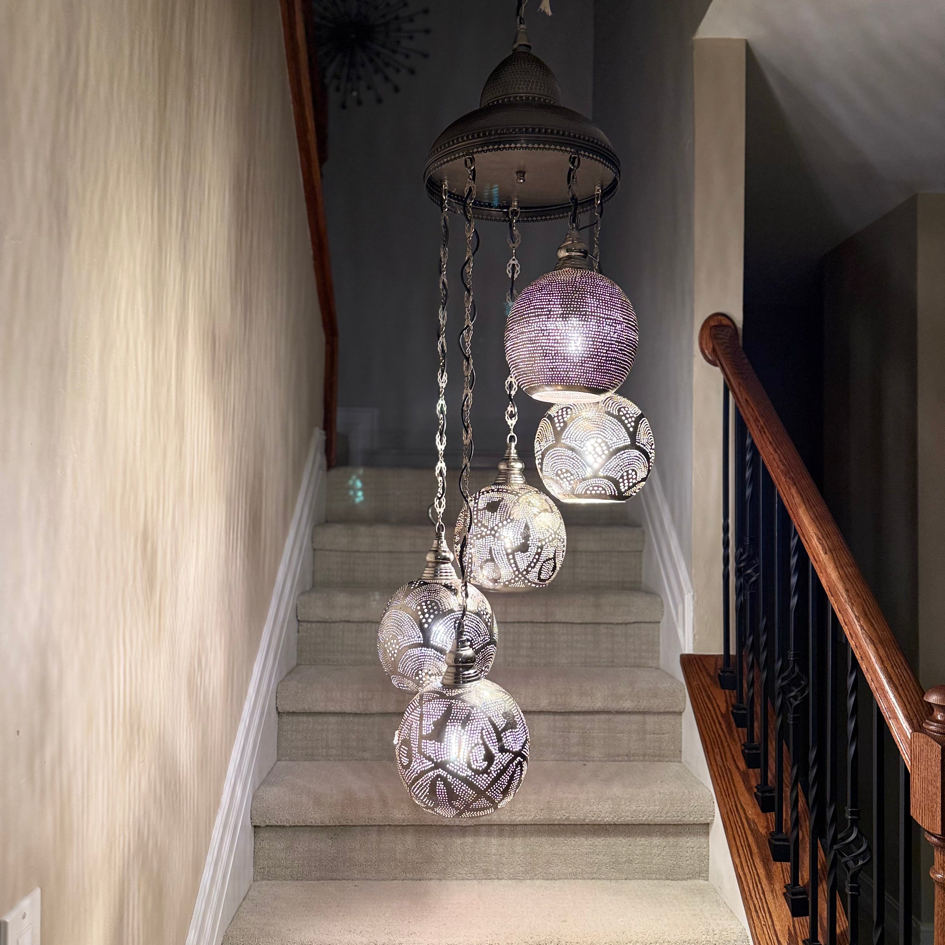 Handmade Brass Chandeliers
