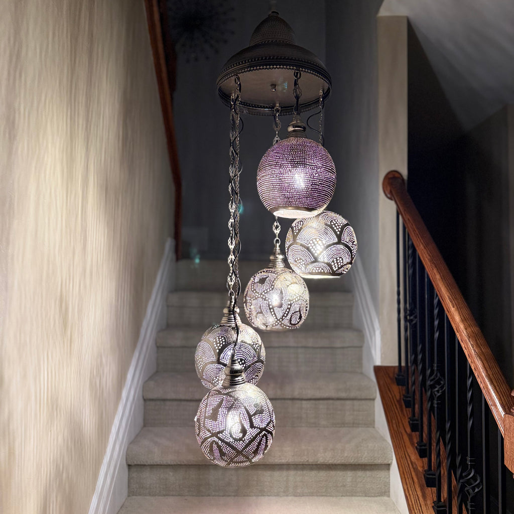 Handmade Brass Chandeliers
