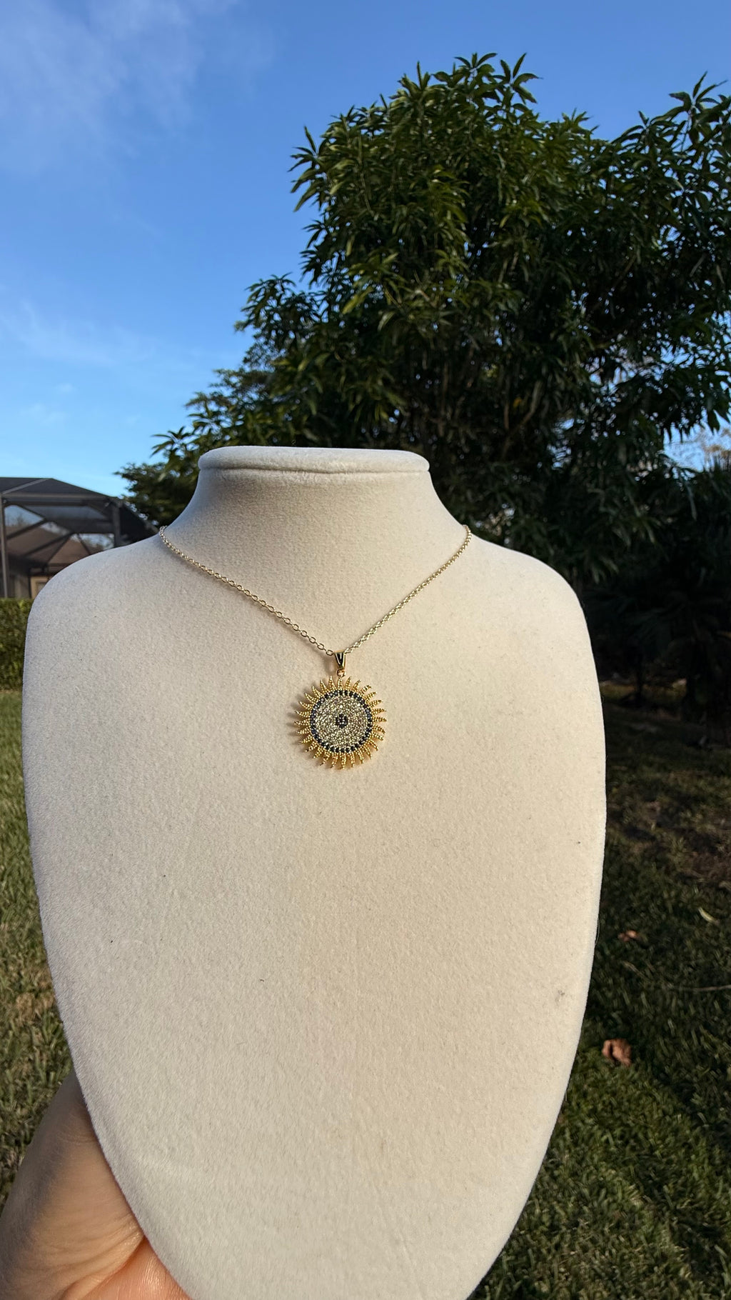 Handmade Zirconia Necklace