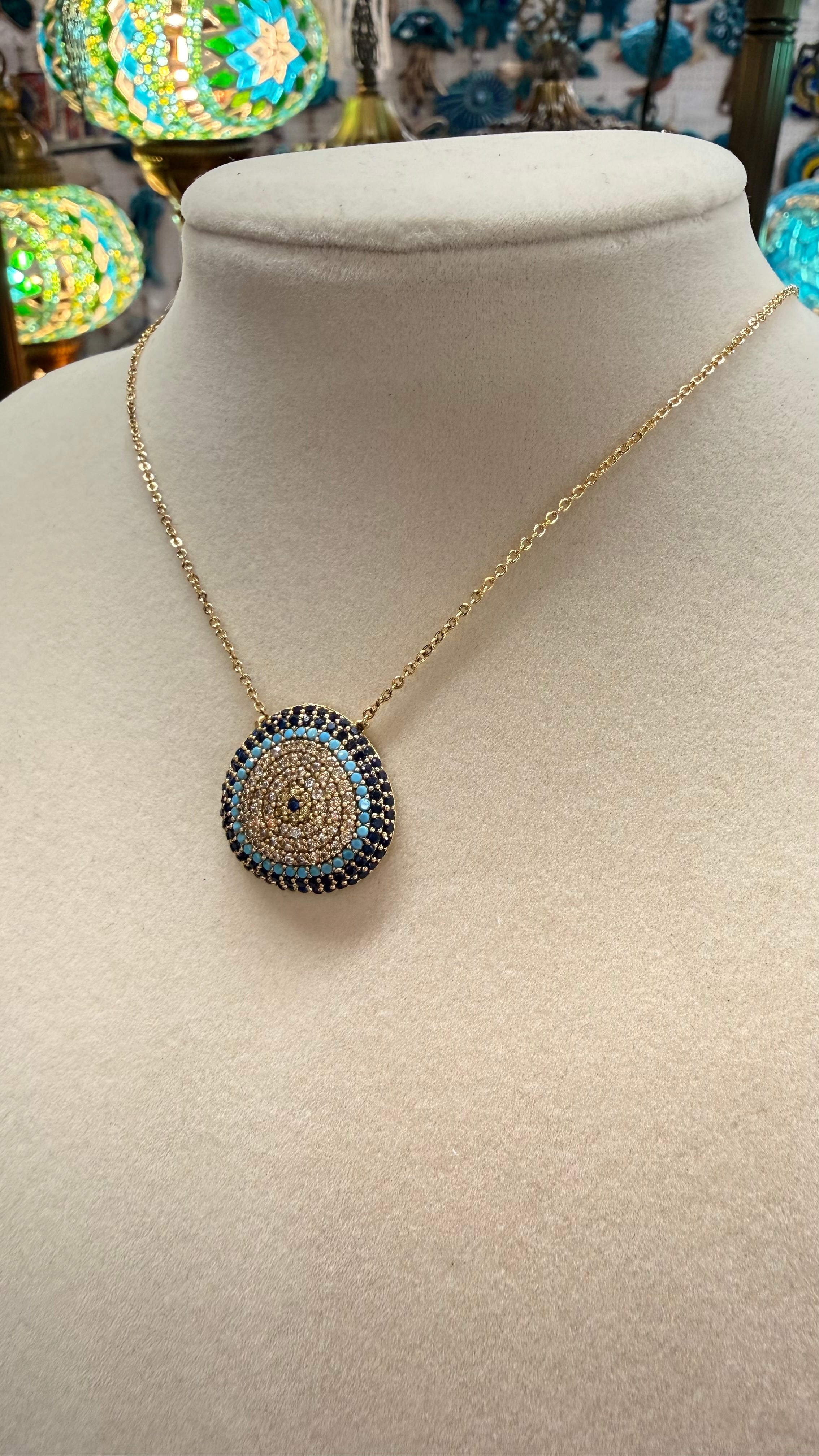 Handmade Zirconia Necklace