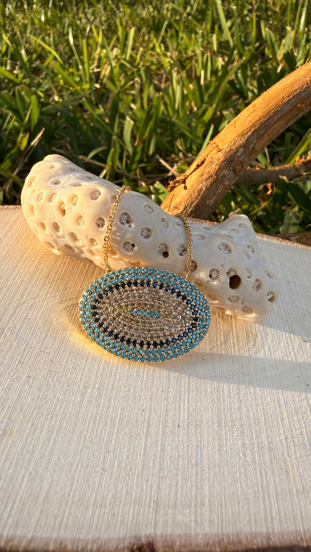 Handmade Zirconia Necklace