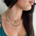 Stainless Steel Tennis Necklace