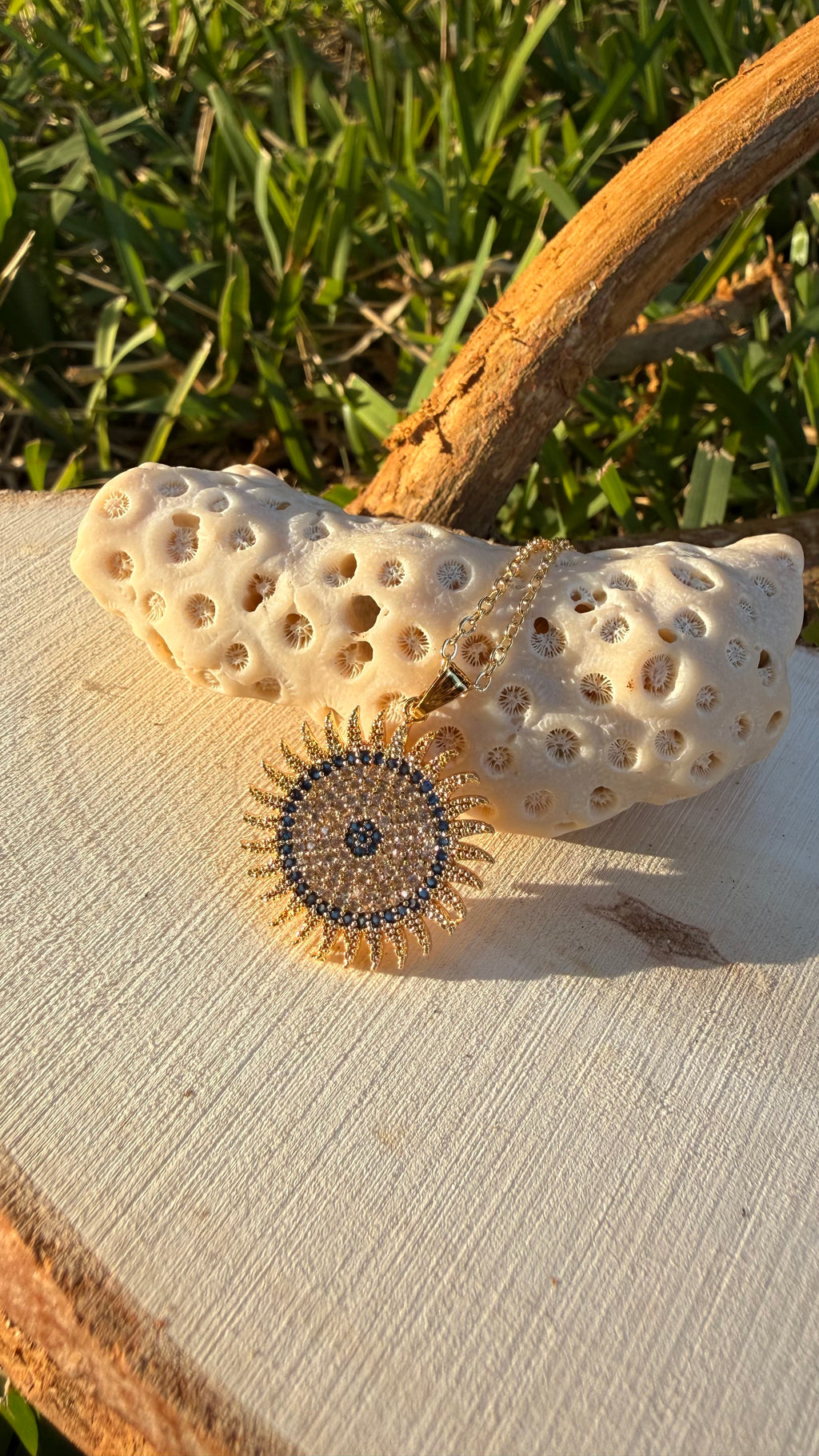 Handmade Zirconia Necklace