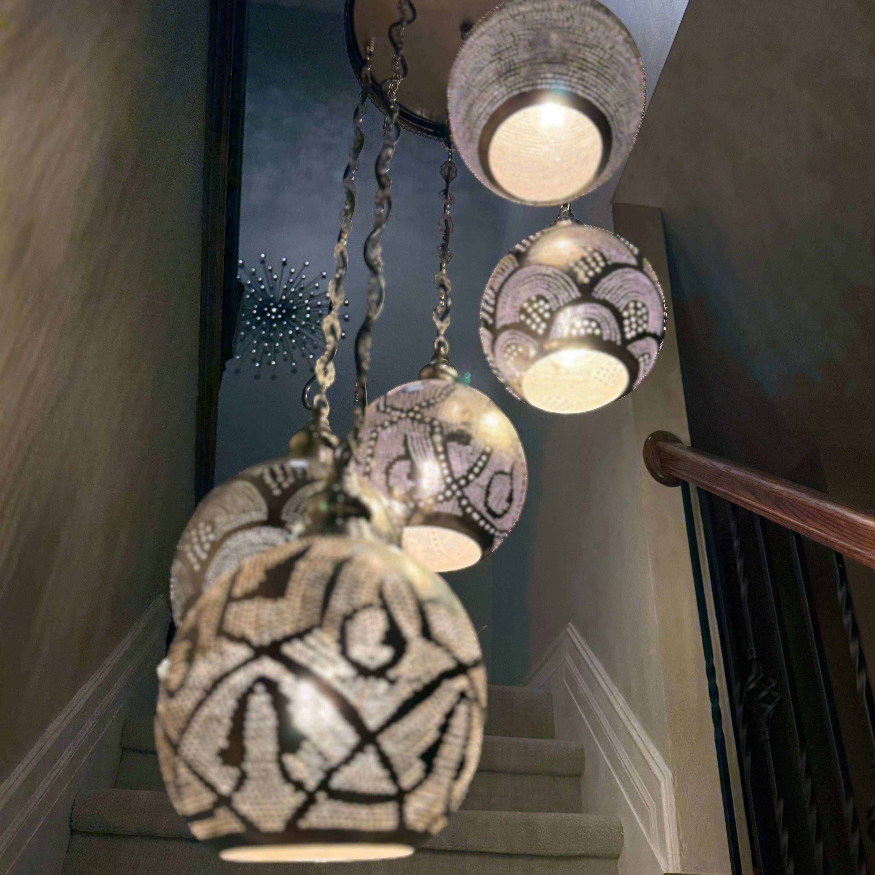 Handmade Brass Chandeliers