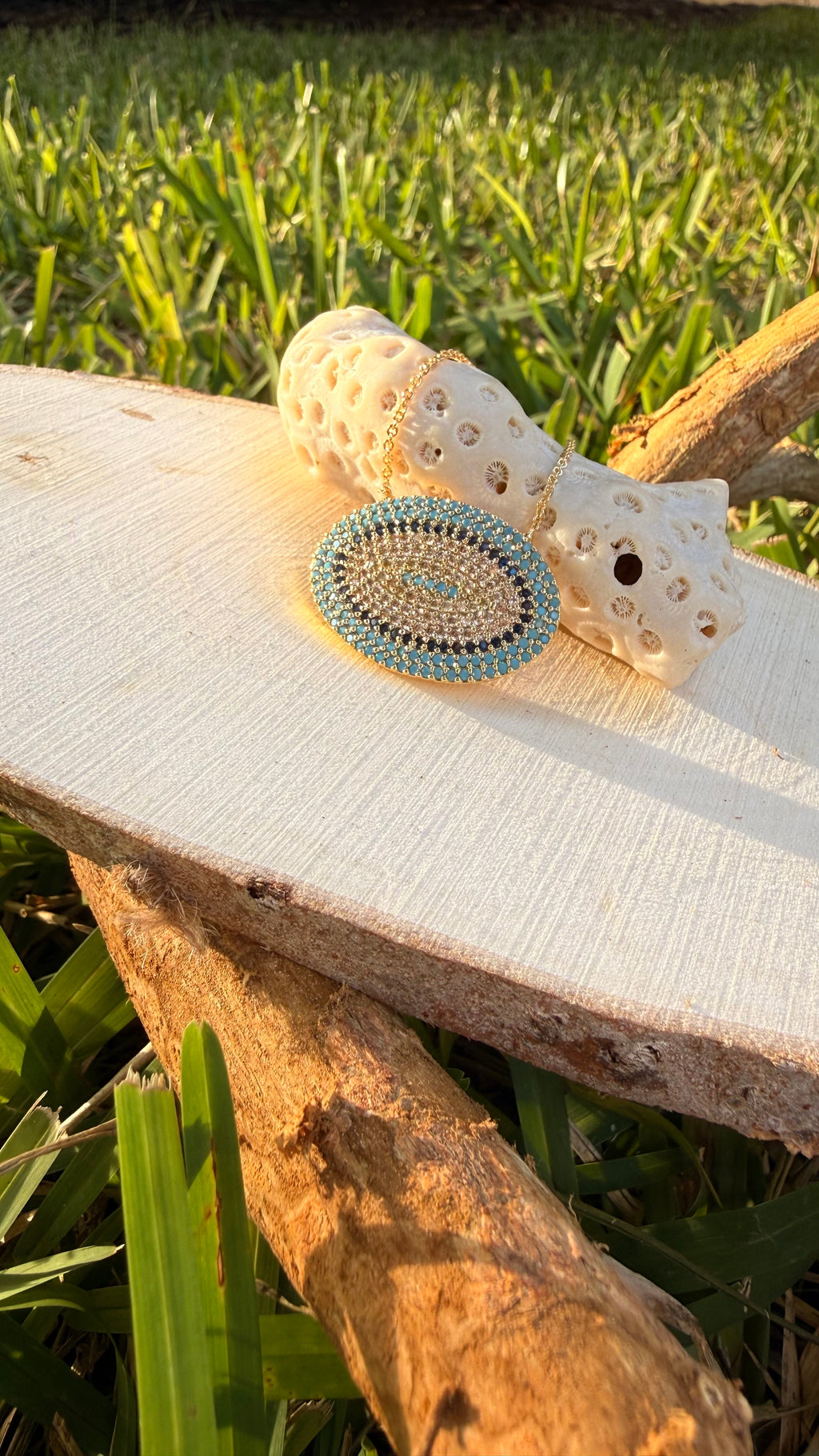 Handmade Zirconia Necklace