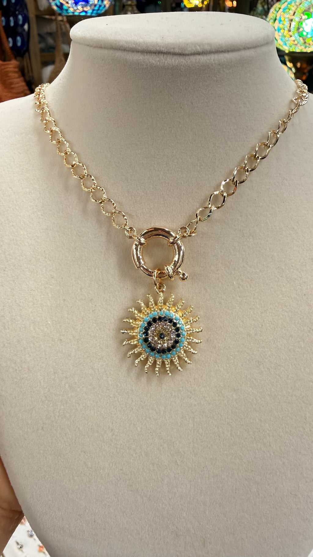 Handmade Zirconia Necklas