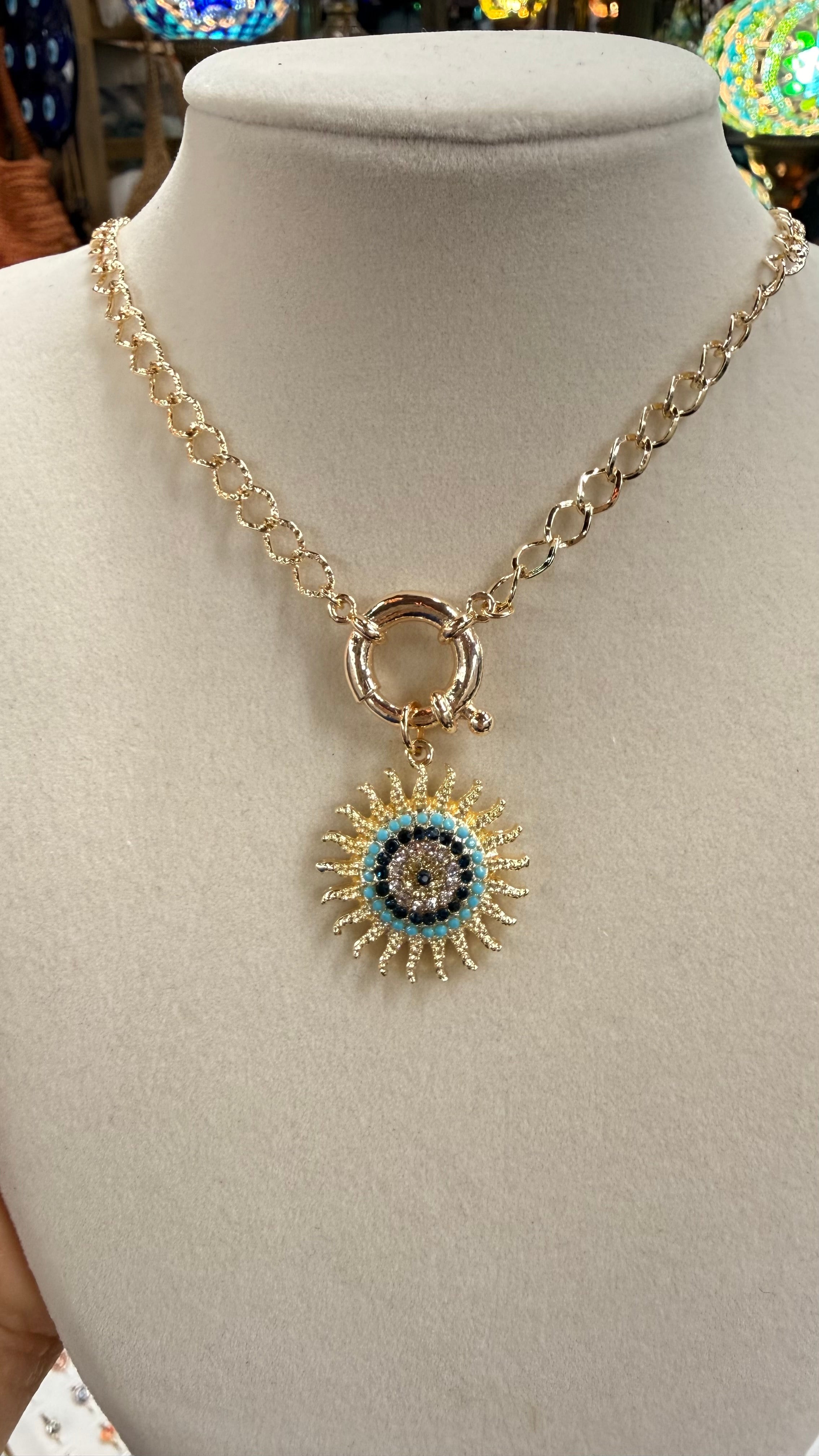 Handmade Zirconia Necklas