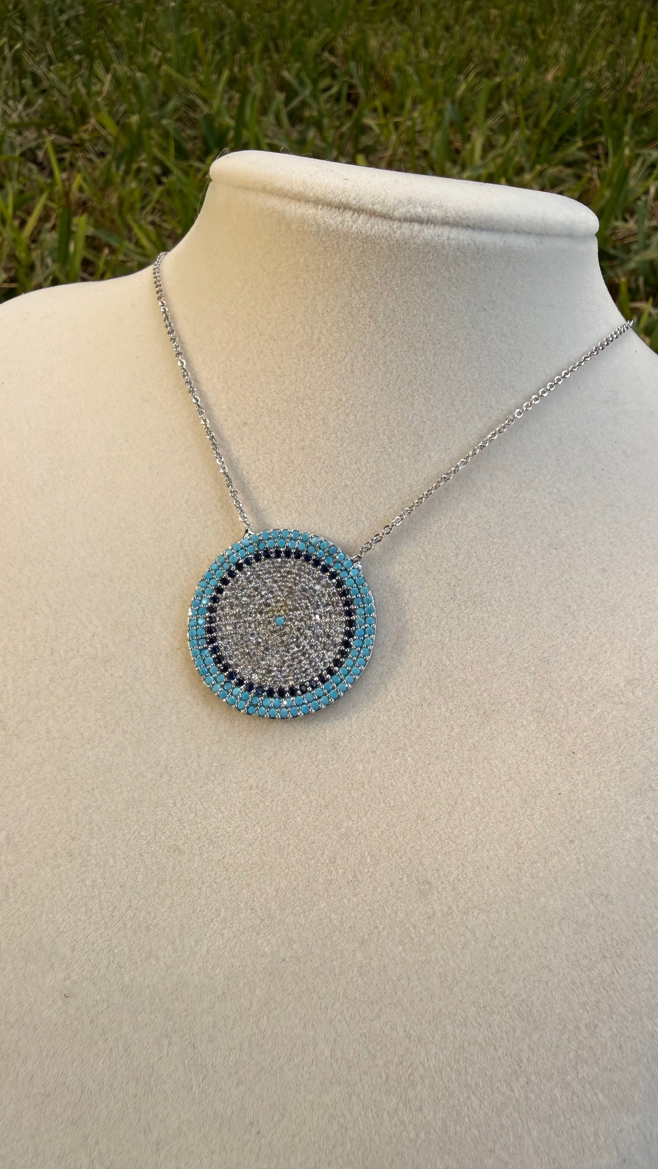 Handmade Zirconia Necklace