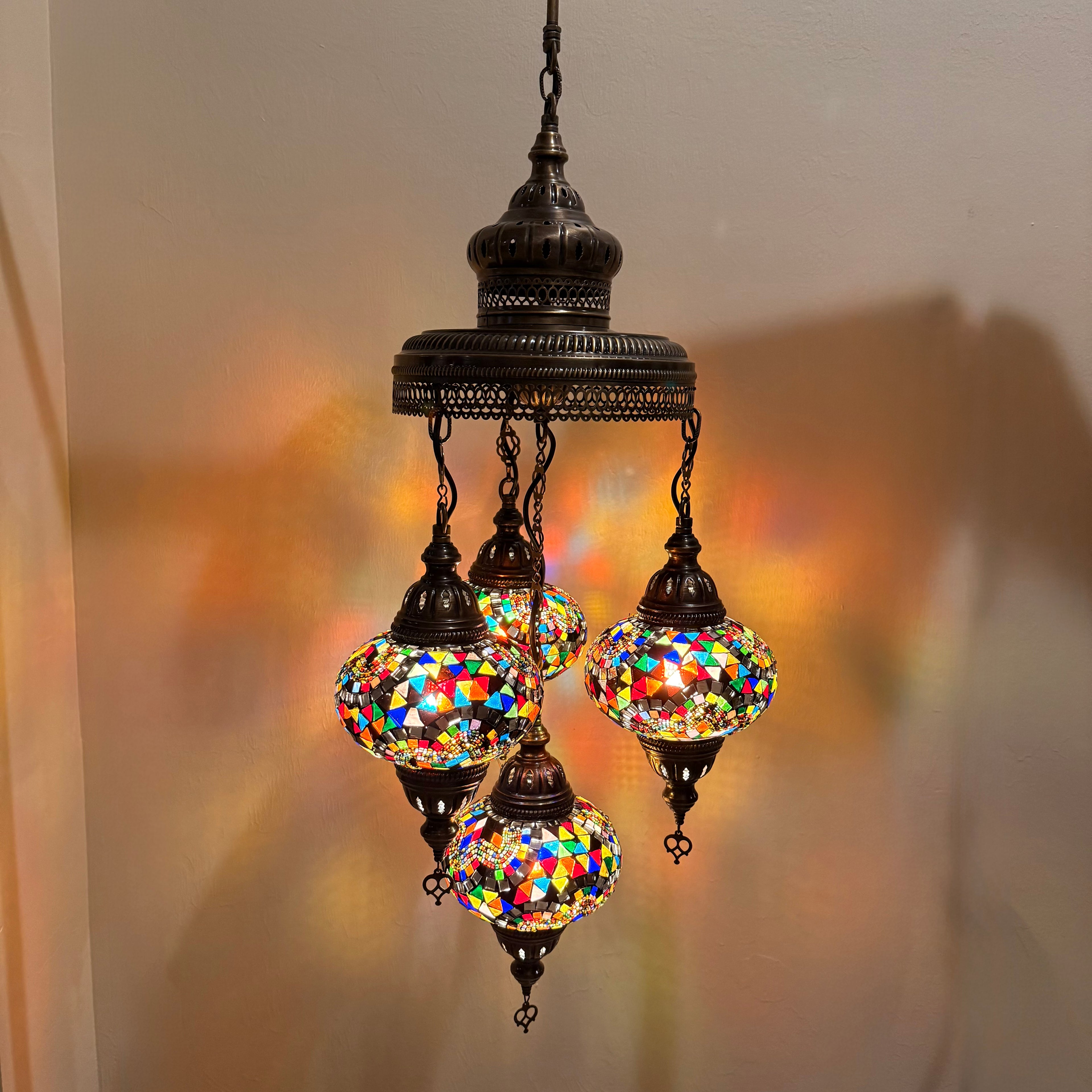 Turkish Mosaic Chandellers