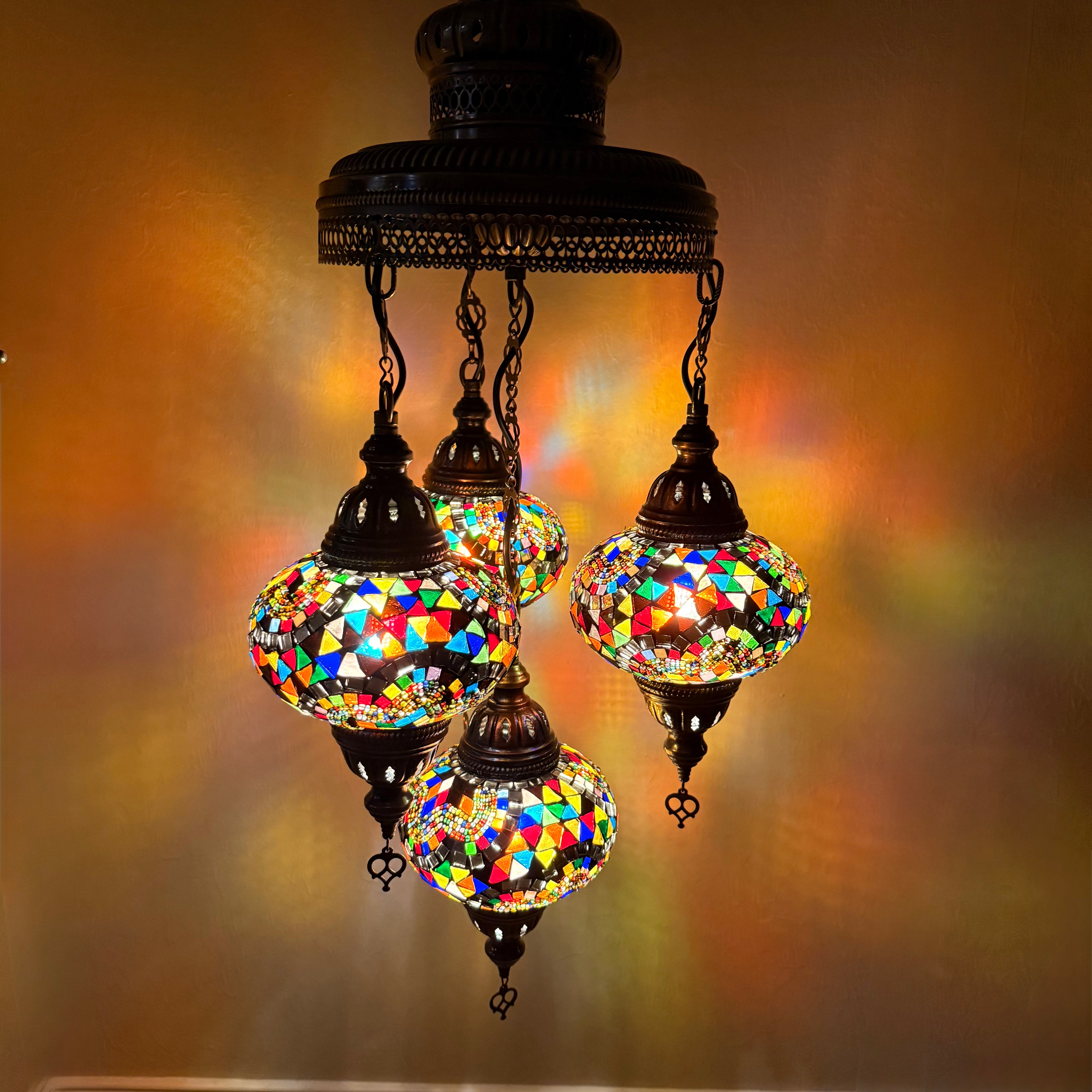 Turkish Mosaic Chandellers