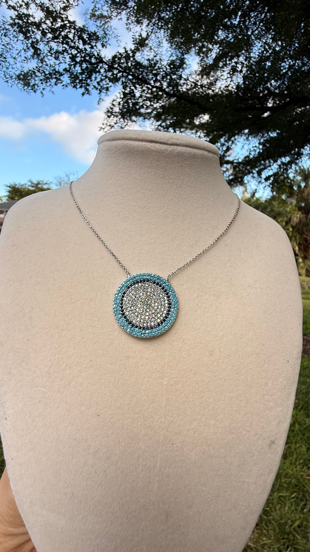 Handmade Zirconia Necklace