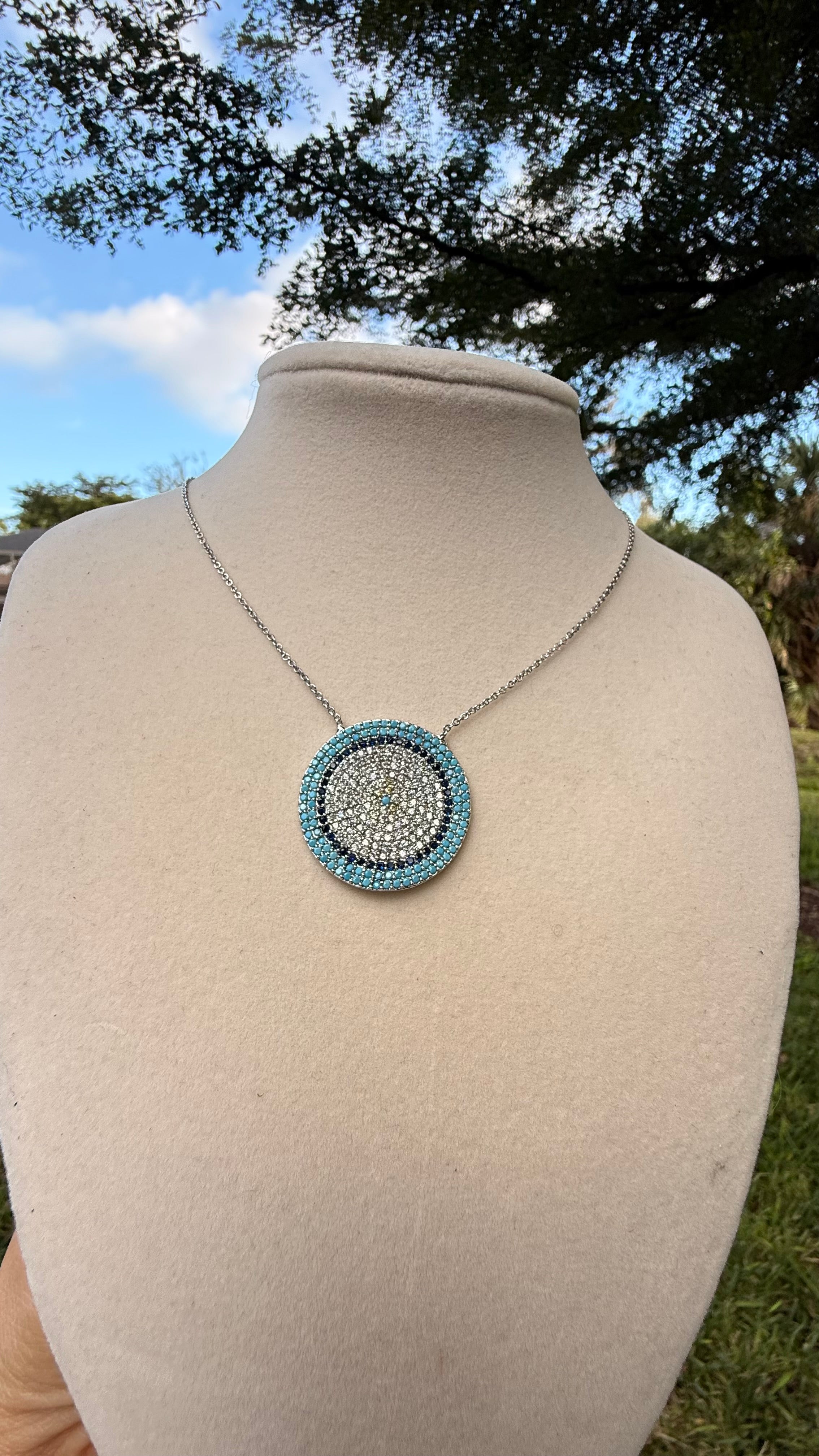 Handmade Zirconia Necklace