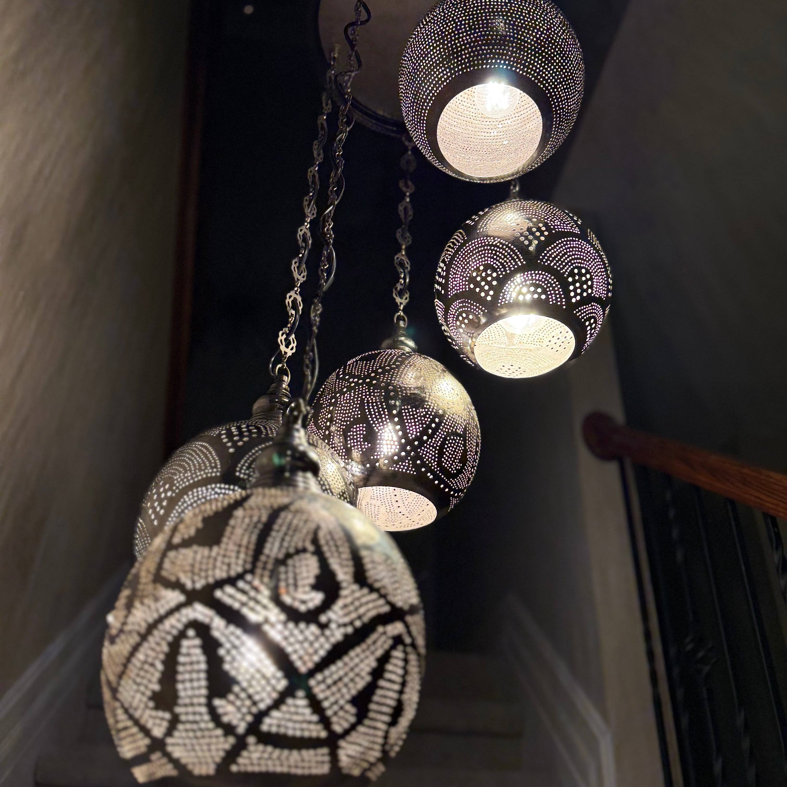 Handmade Brass Chandeliers