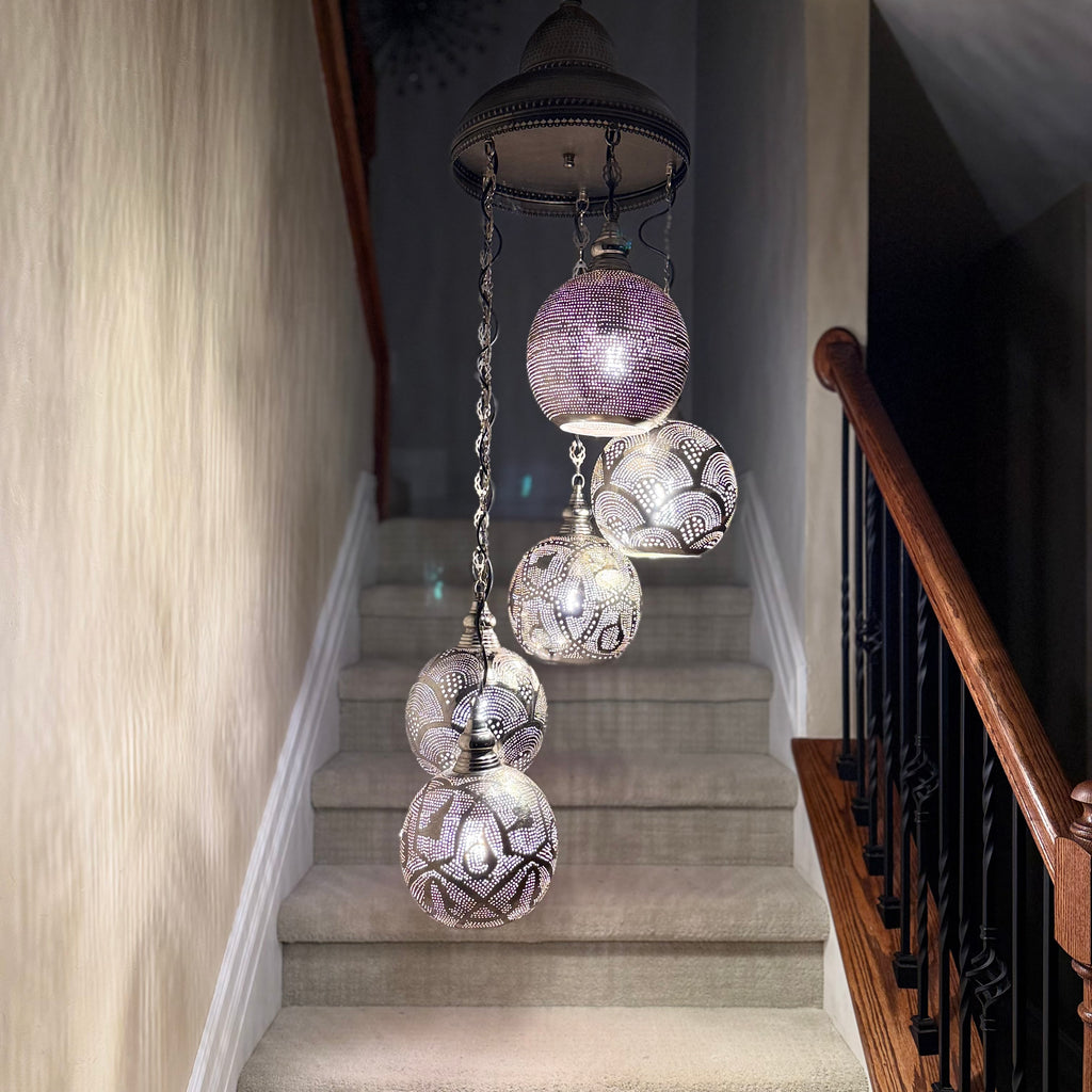Handmade Brass Chandeliers