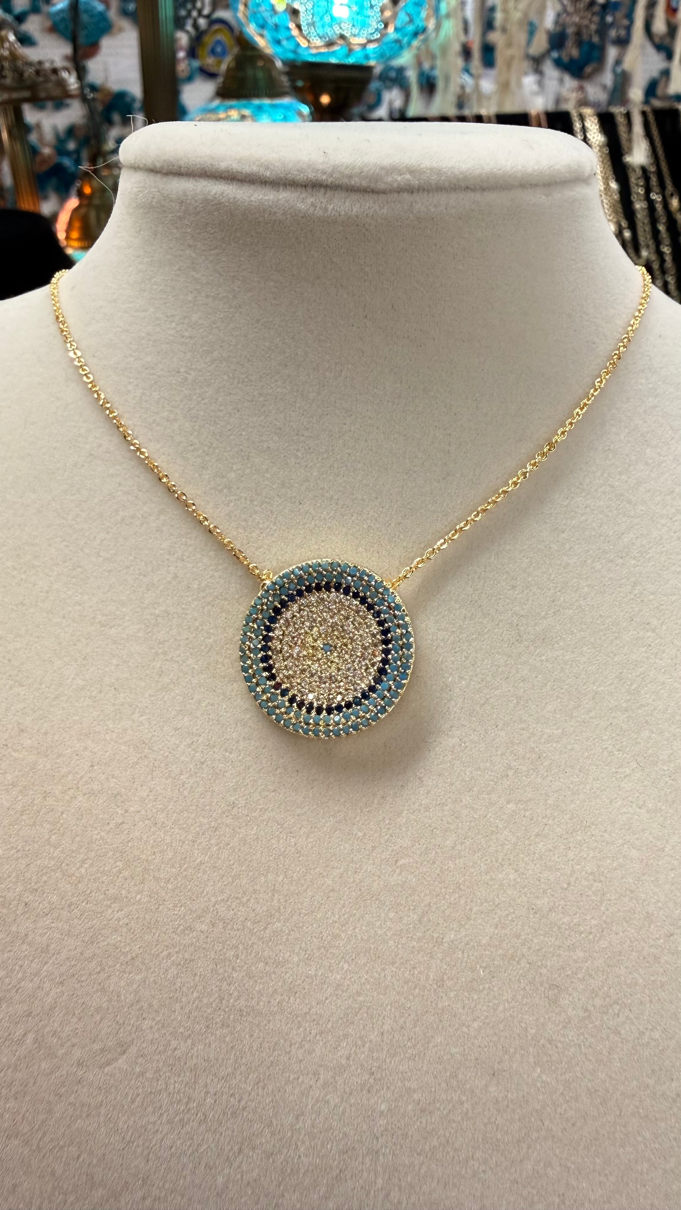 Handmade Zirconia Necklace