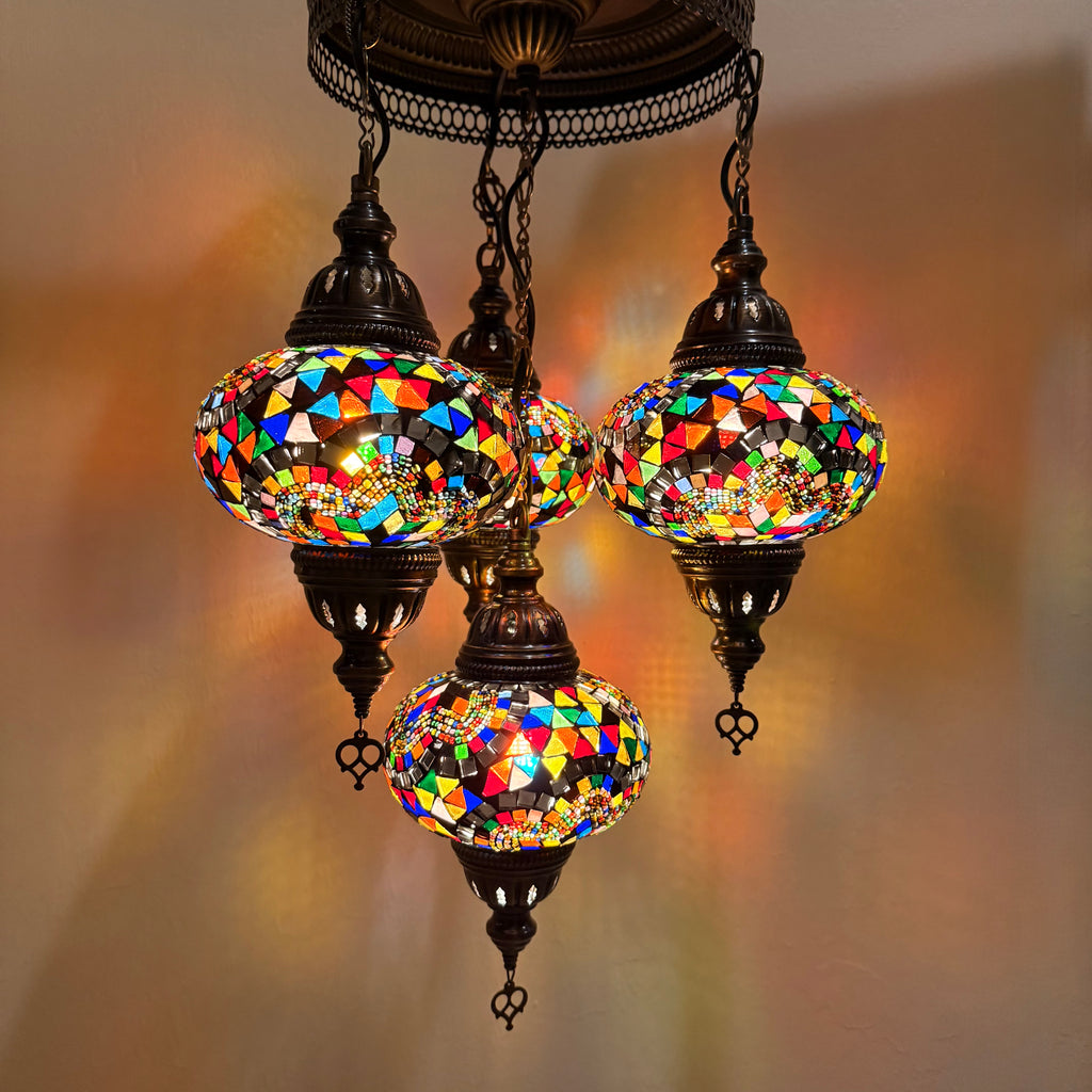 Turkish Mosaic Chandellers