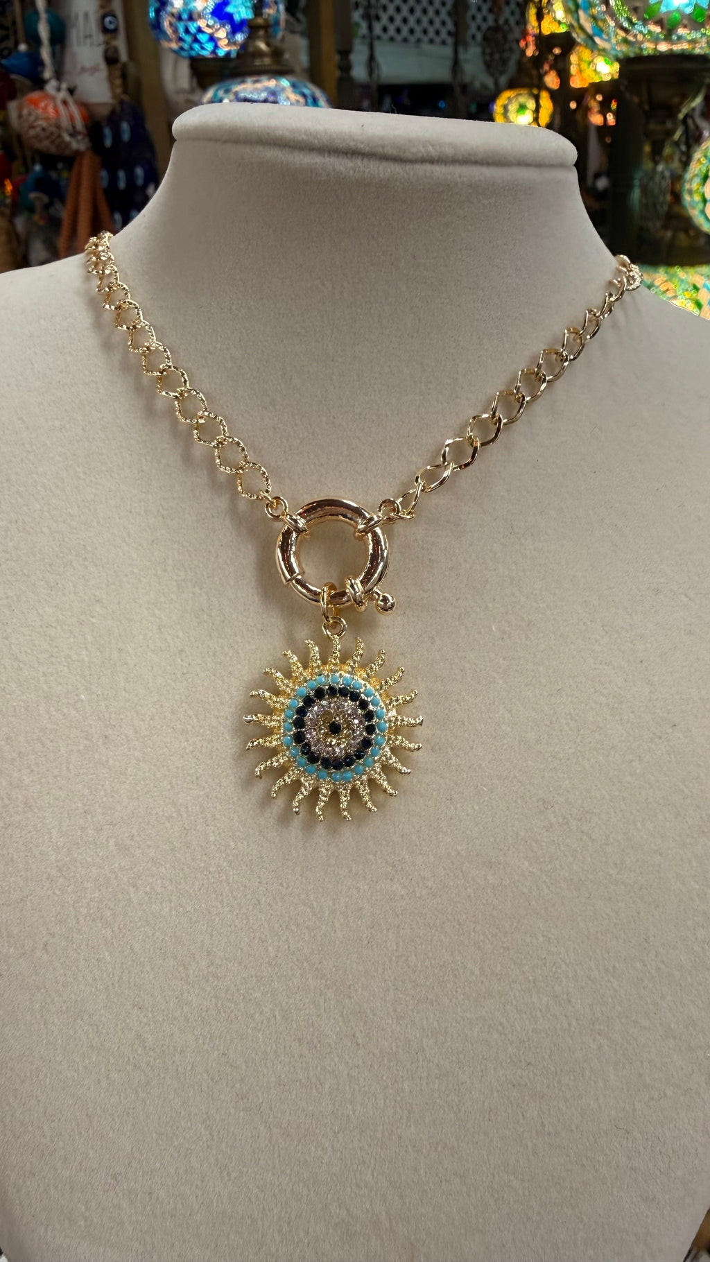 Handmade Zirconia Necklas