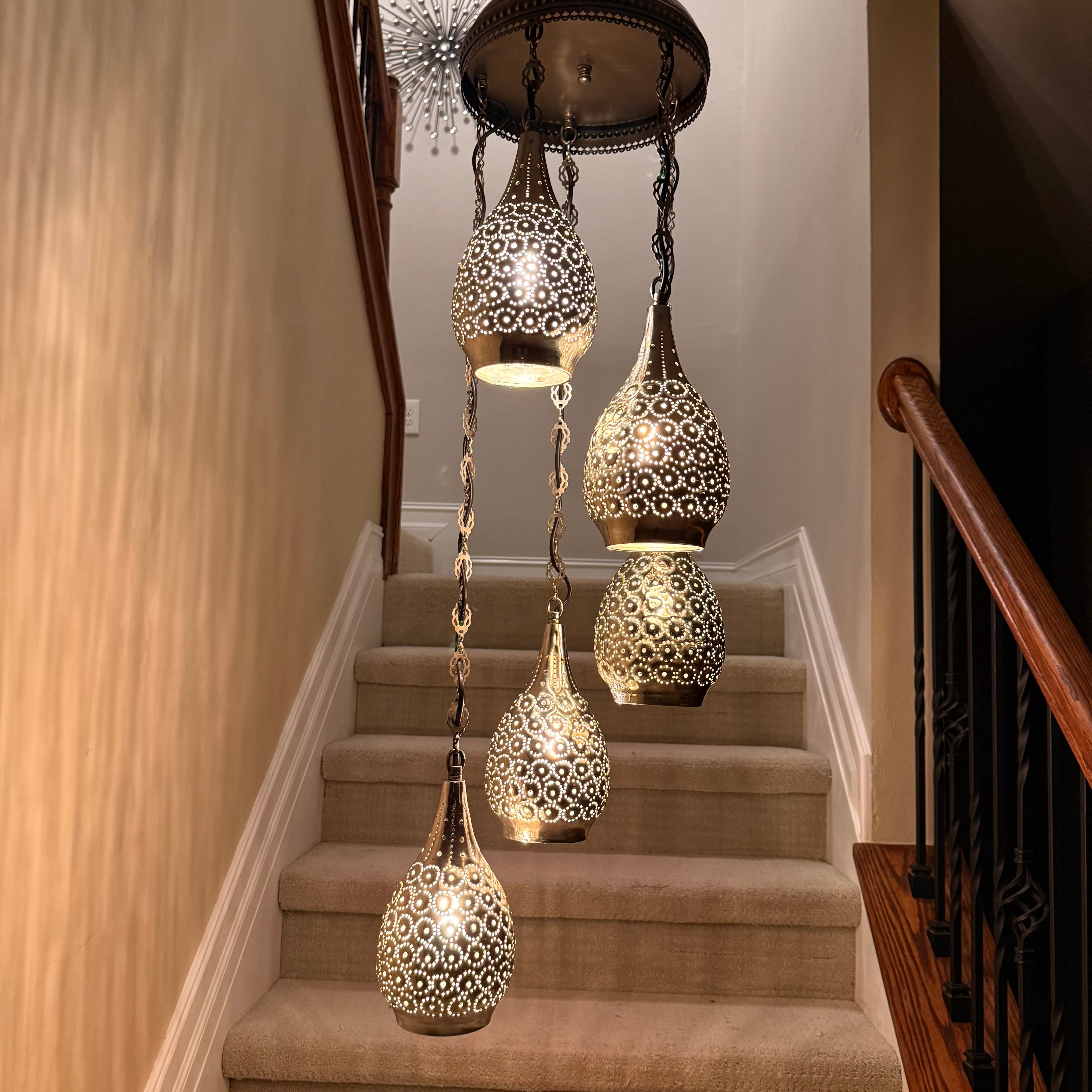 Handmade Brass Chandeliers