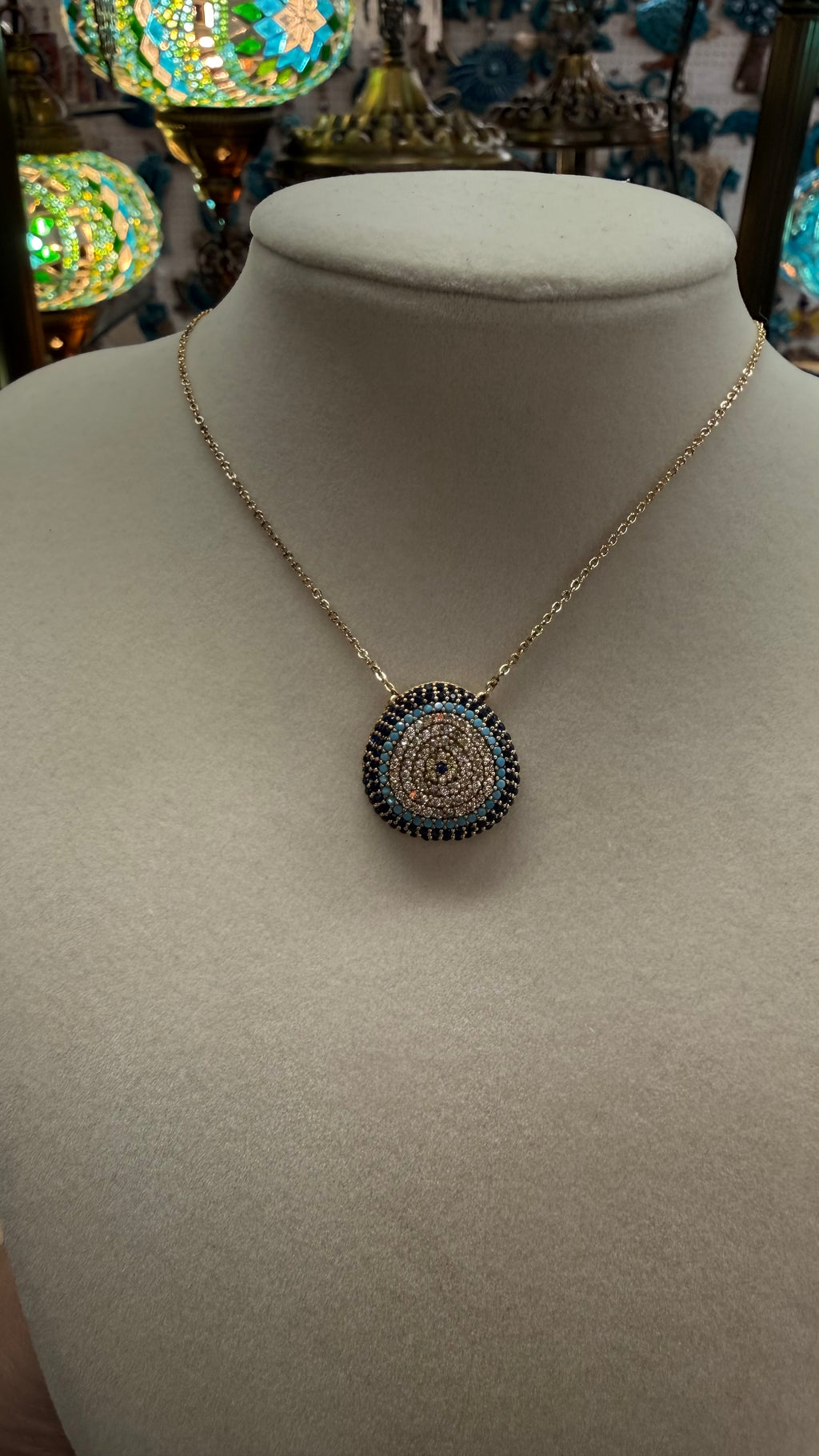 Handmade Zirconia Necklace