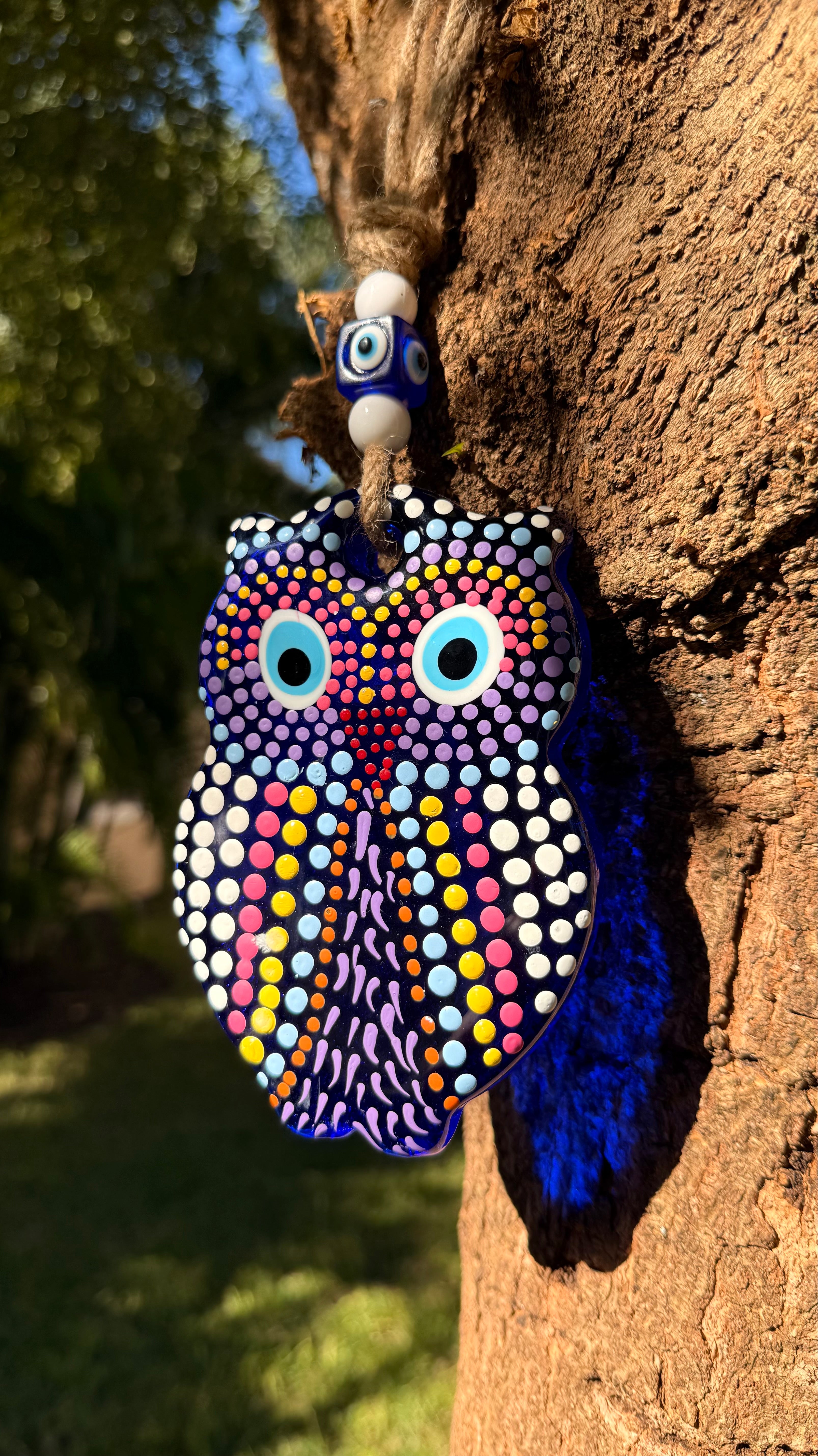 Glass evil eye