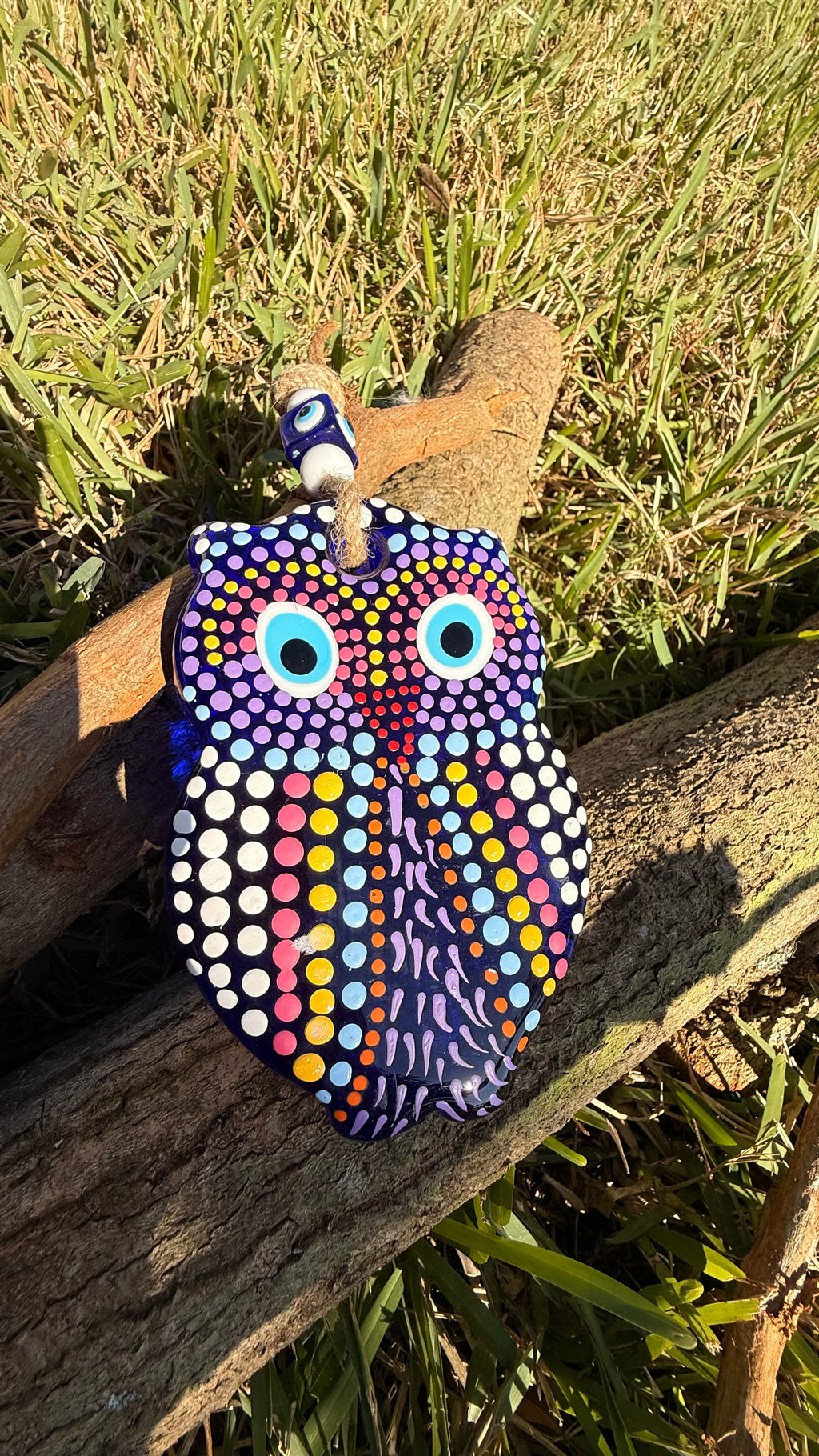 Glass evil eye