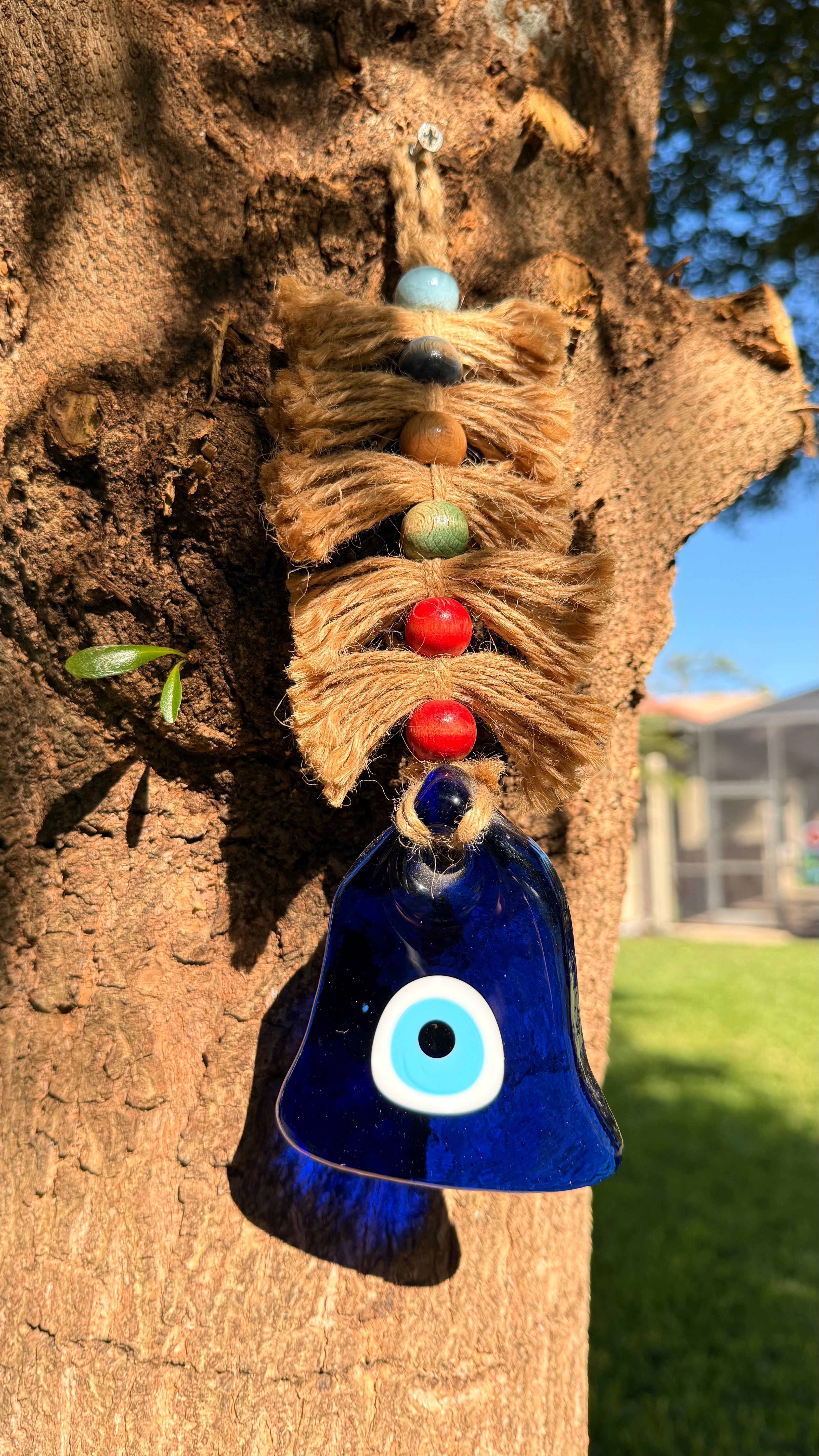 Glass evil eye