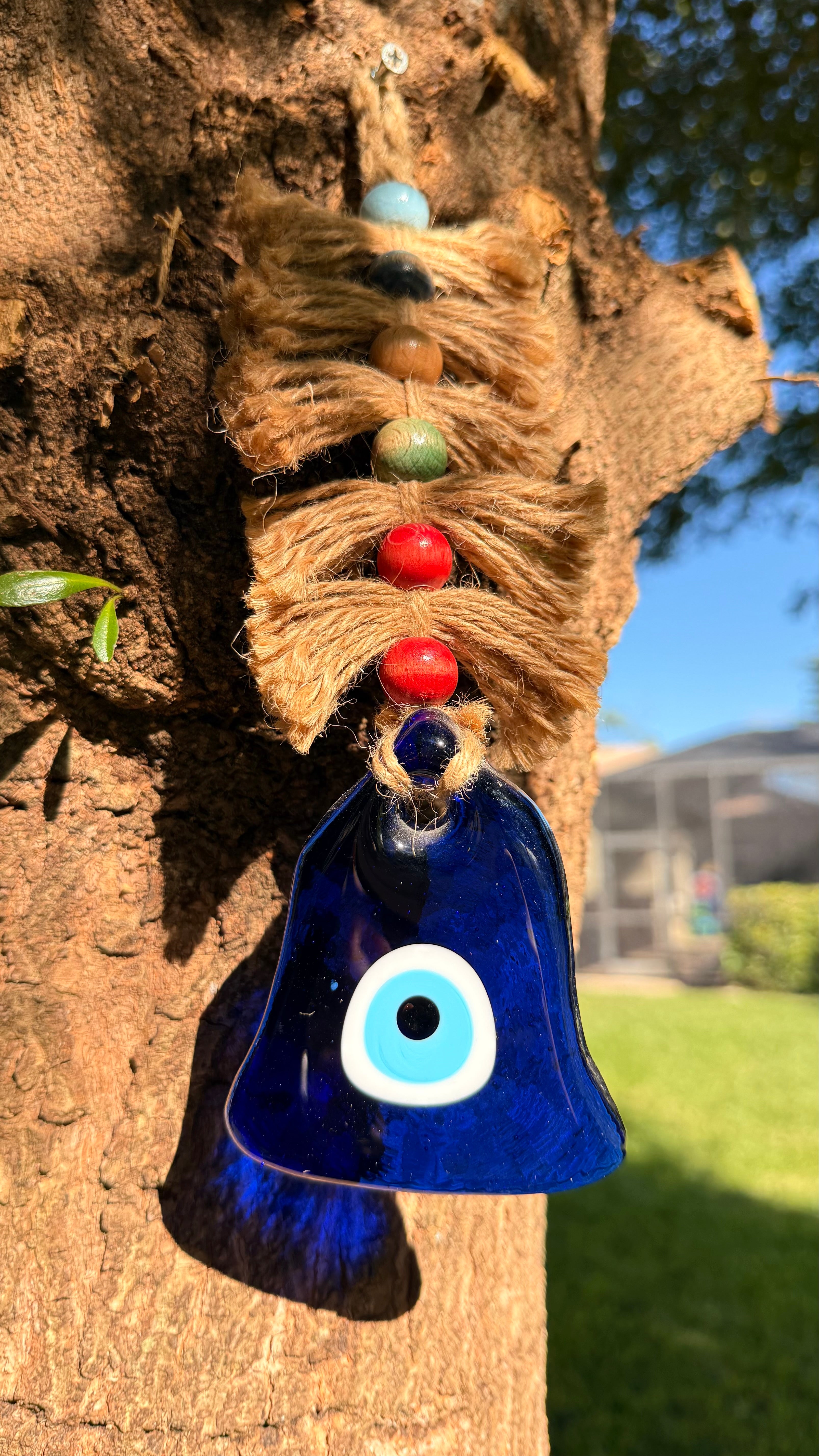 Glass evil eye