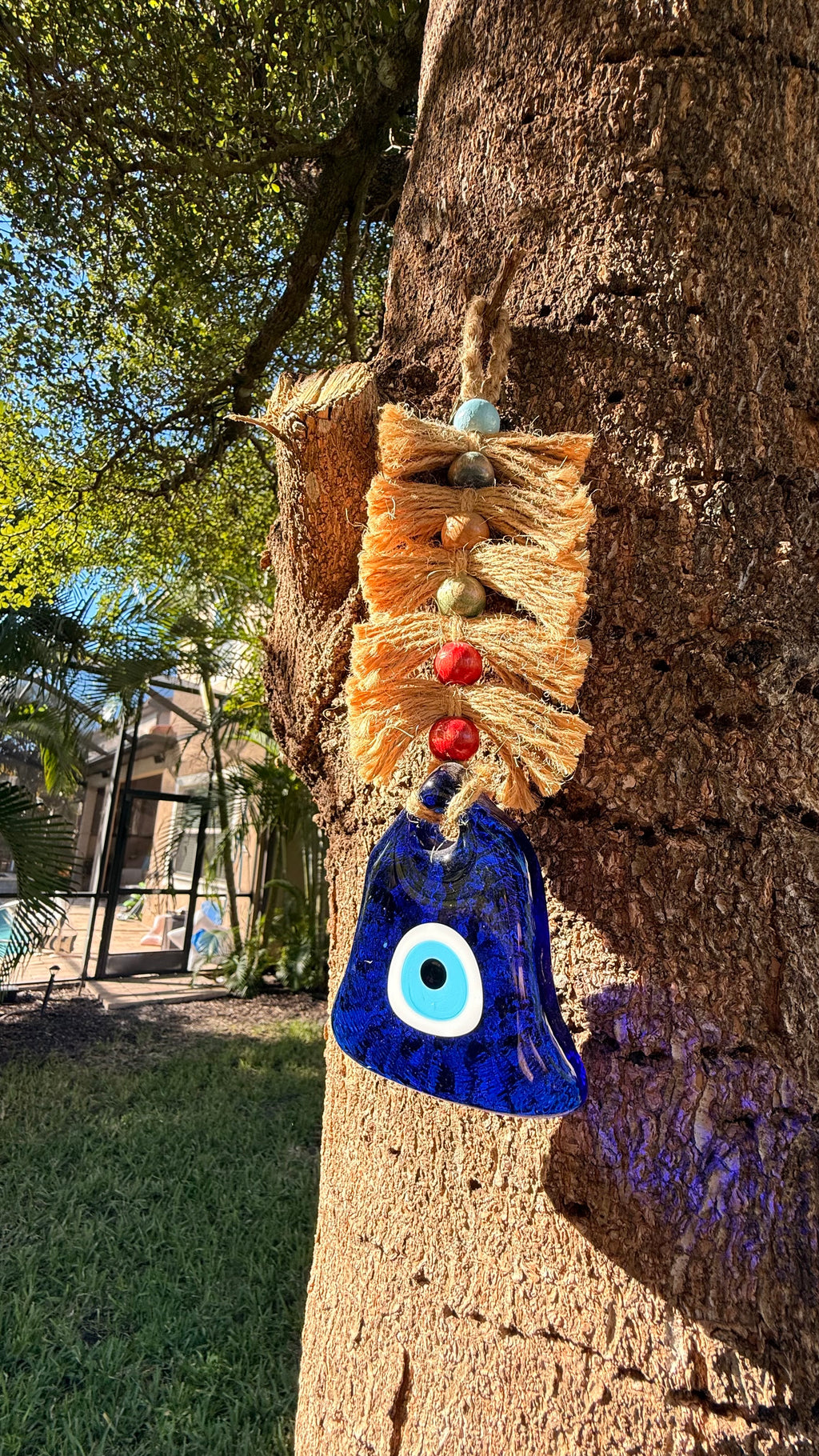 Glass evil eye