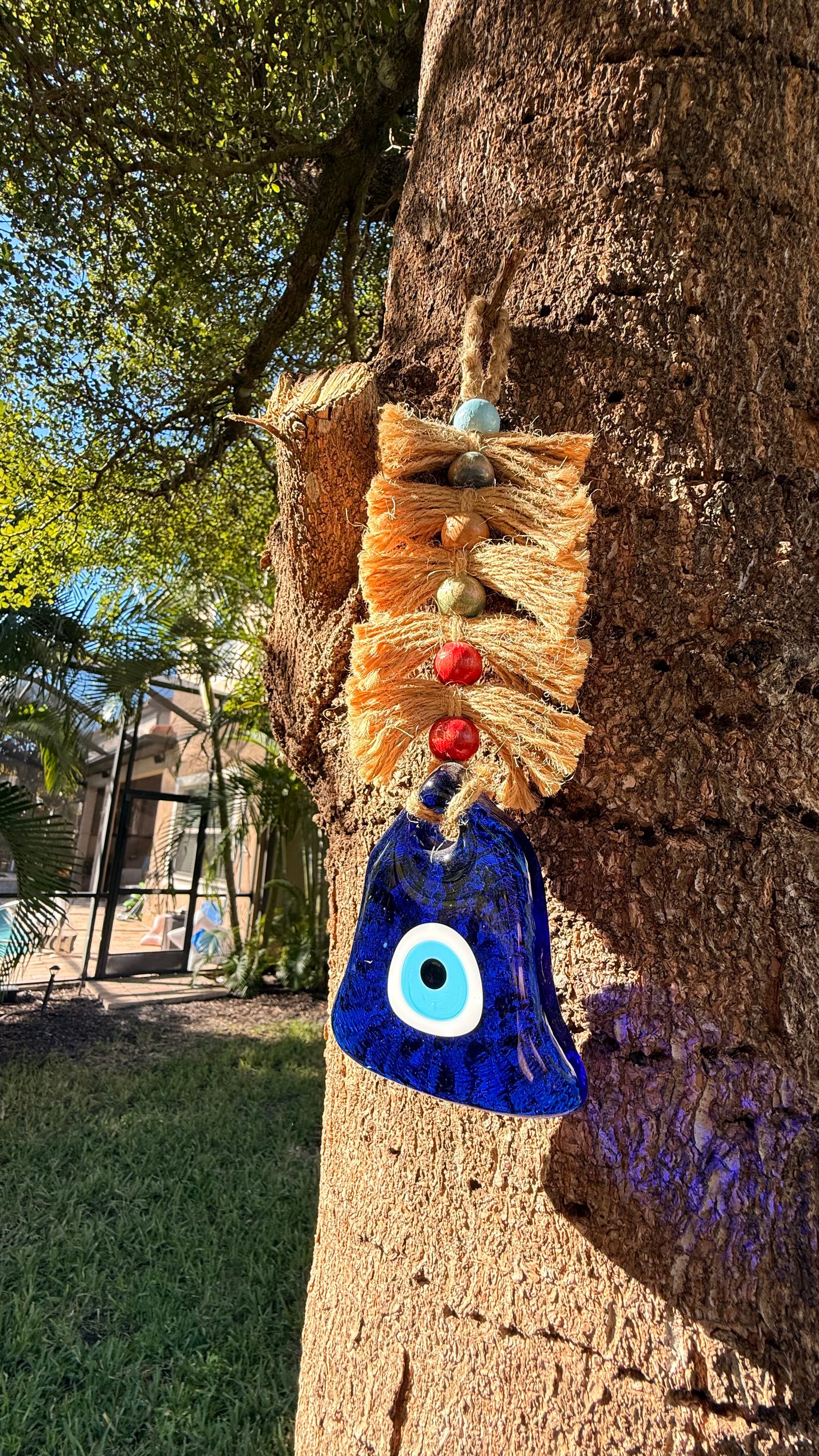 Glass evil eye