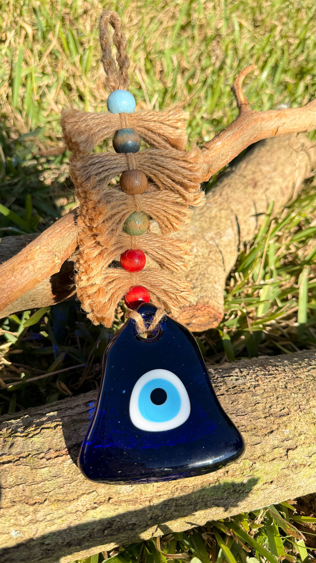 Glass evil eye