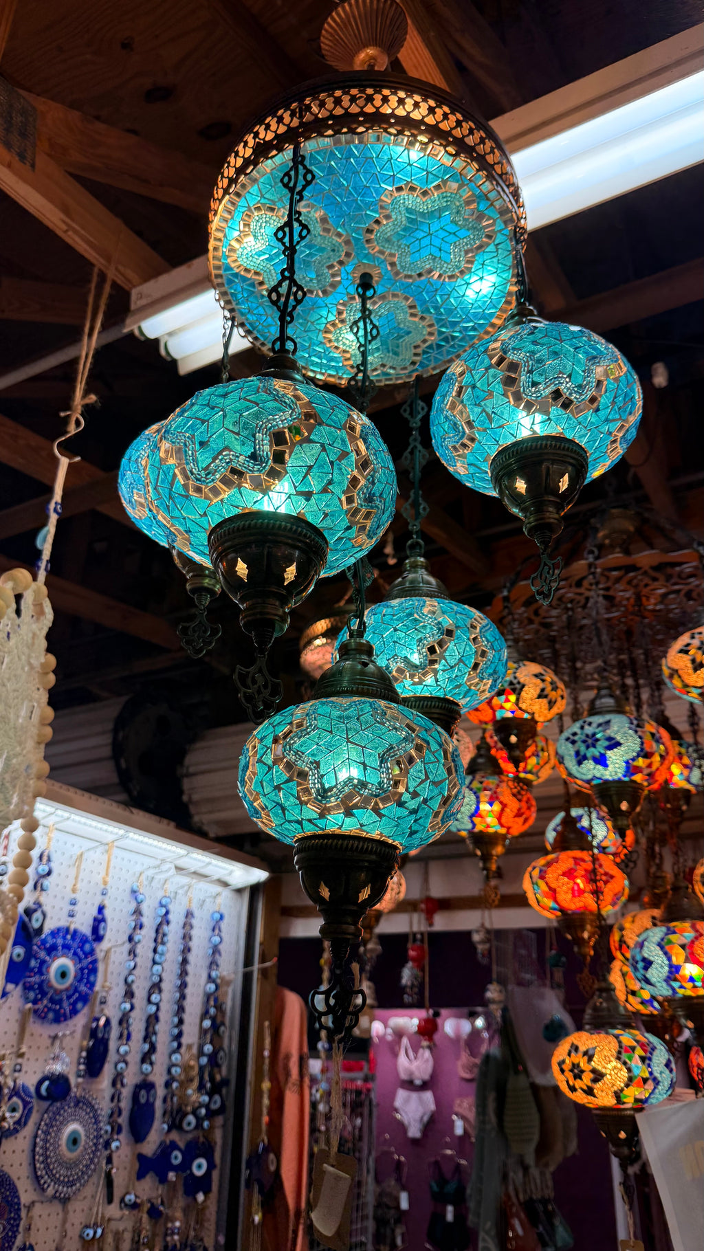 Turkish mosaic chandeliers
