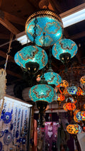 Turkish mosaic chandeliers