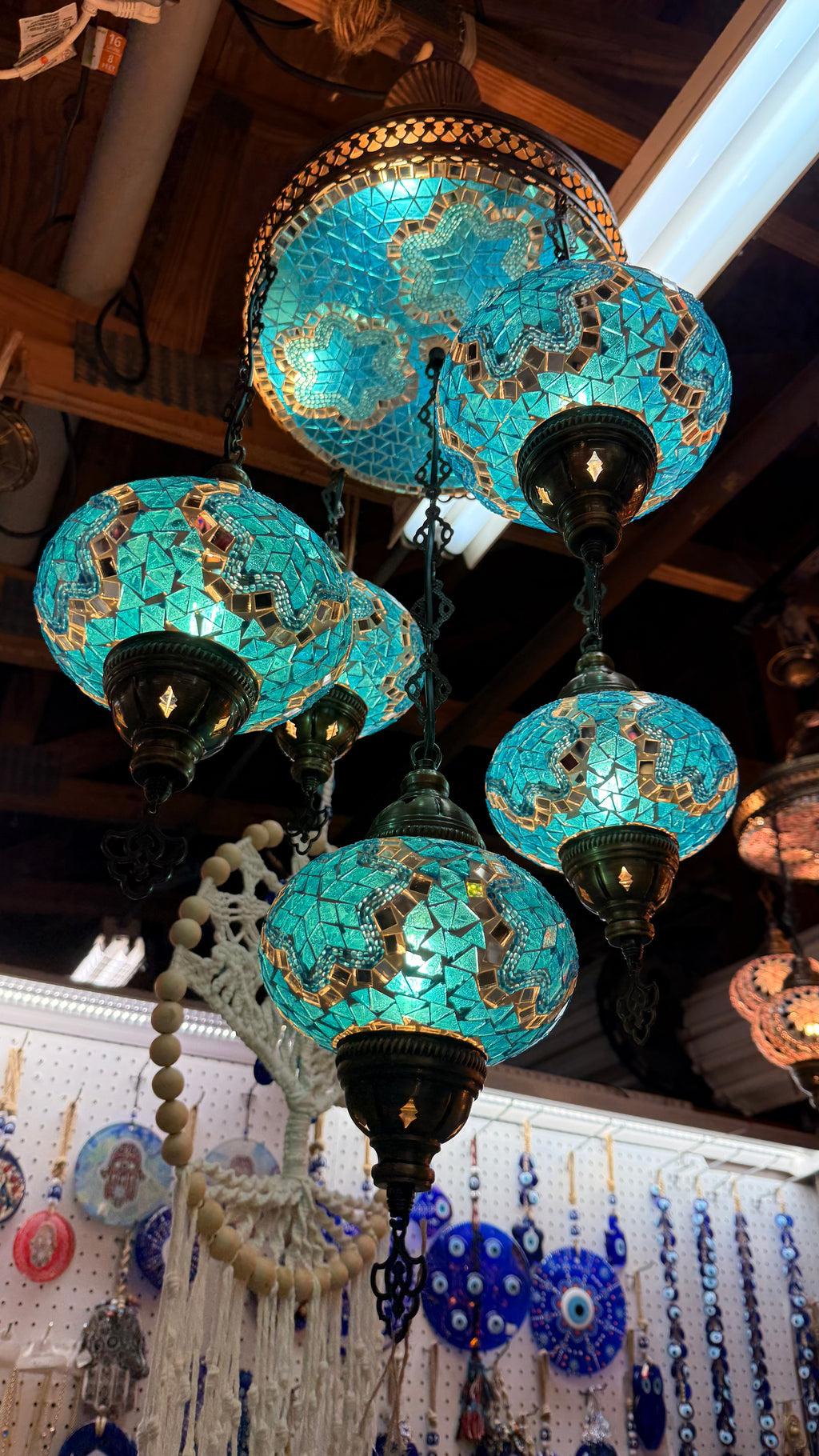Turkish mosaic chandeliers