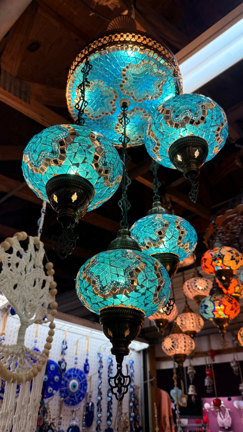 Turkish mosaic chandeliers