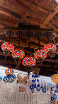Turkish mosaic chandelier