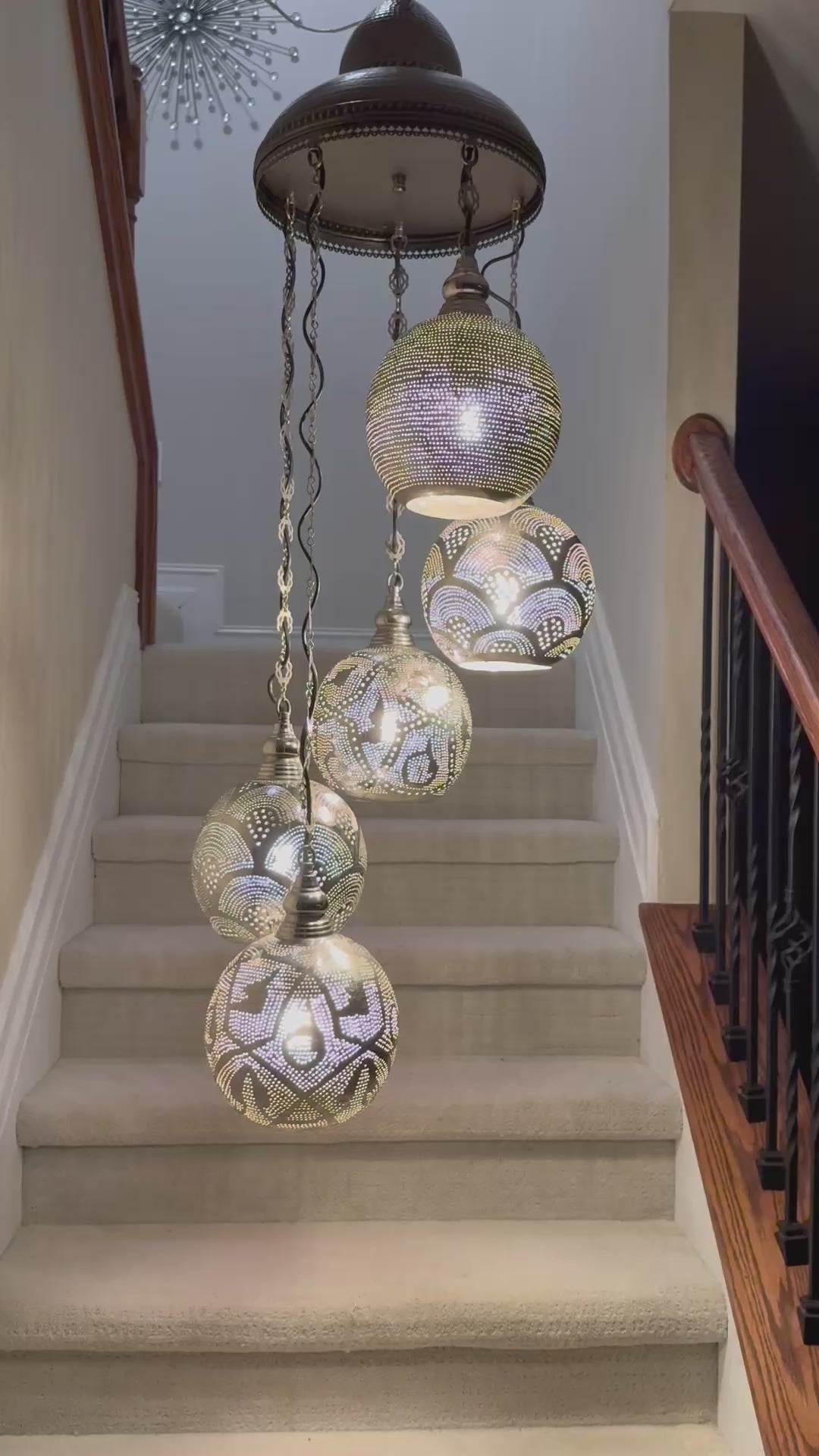 Handmade Brass Chandeliers