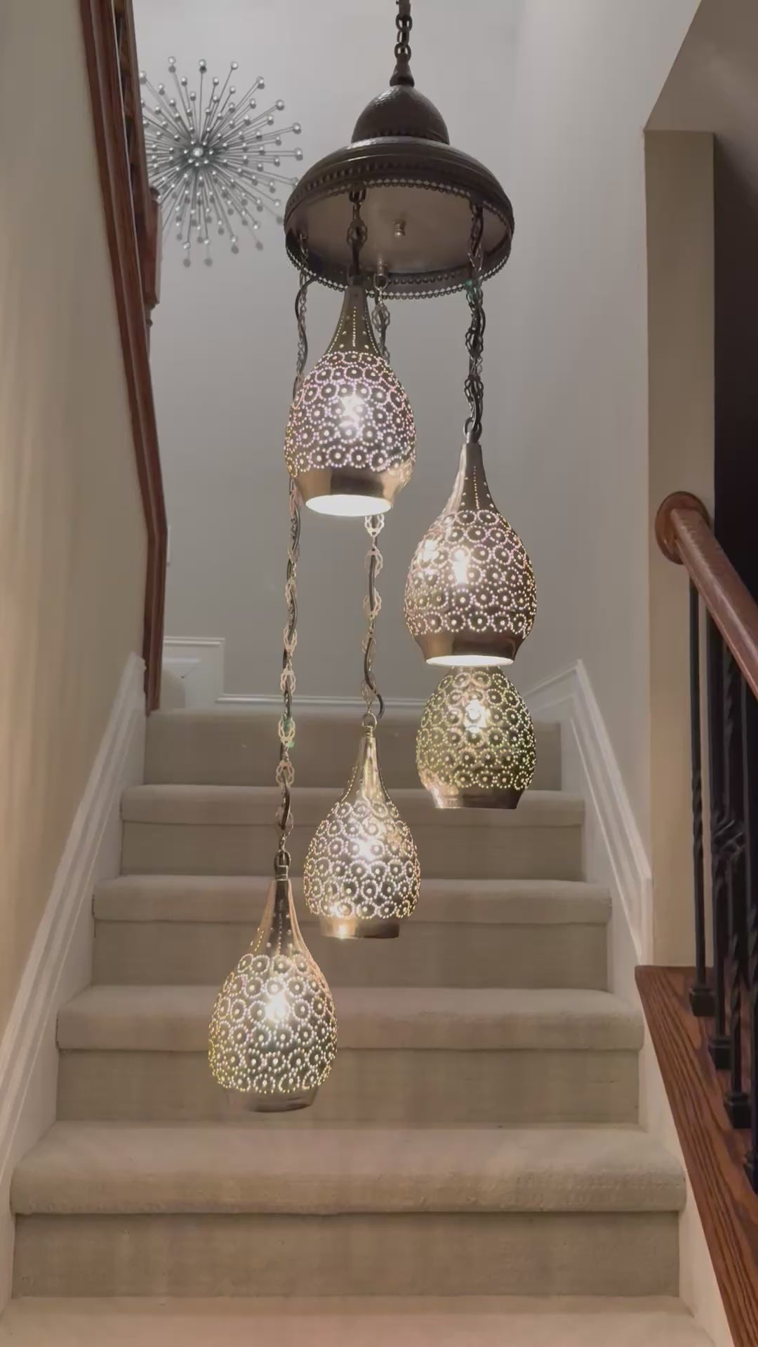 Handmade Brass Chandeliers