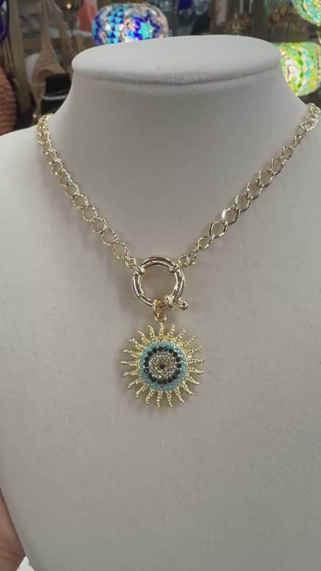 Handmade Zirconia Necklas