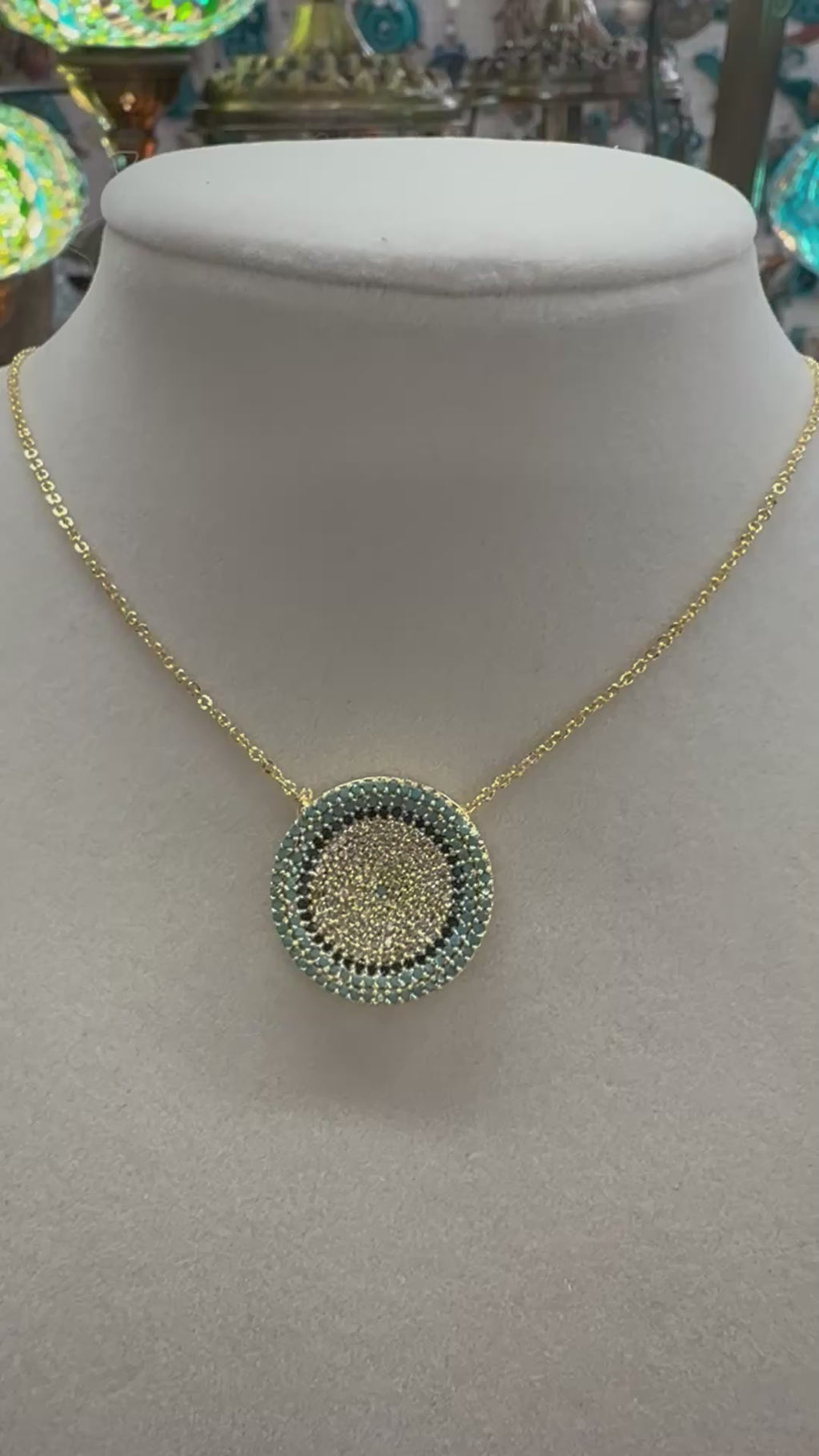 Handmade Zirconia Necklace