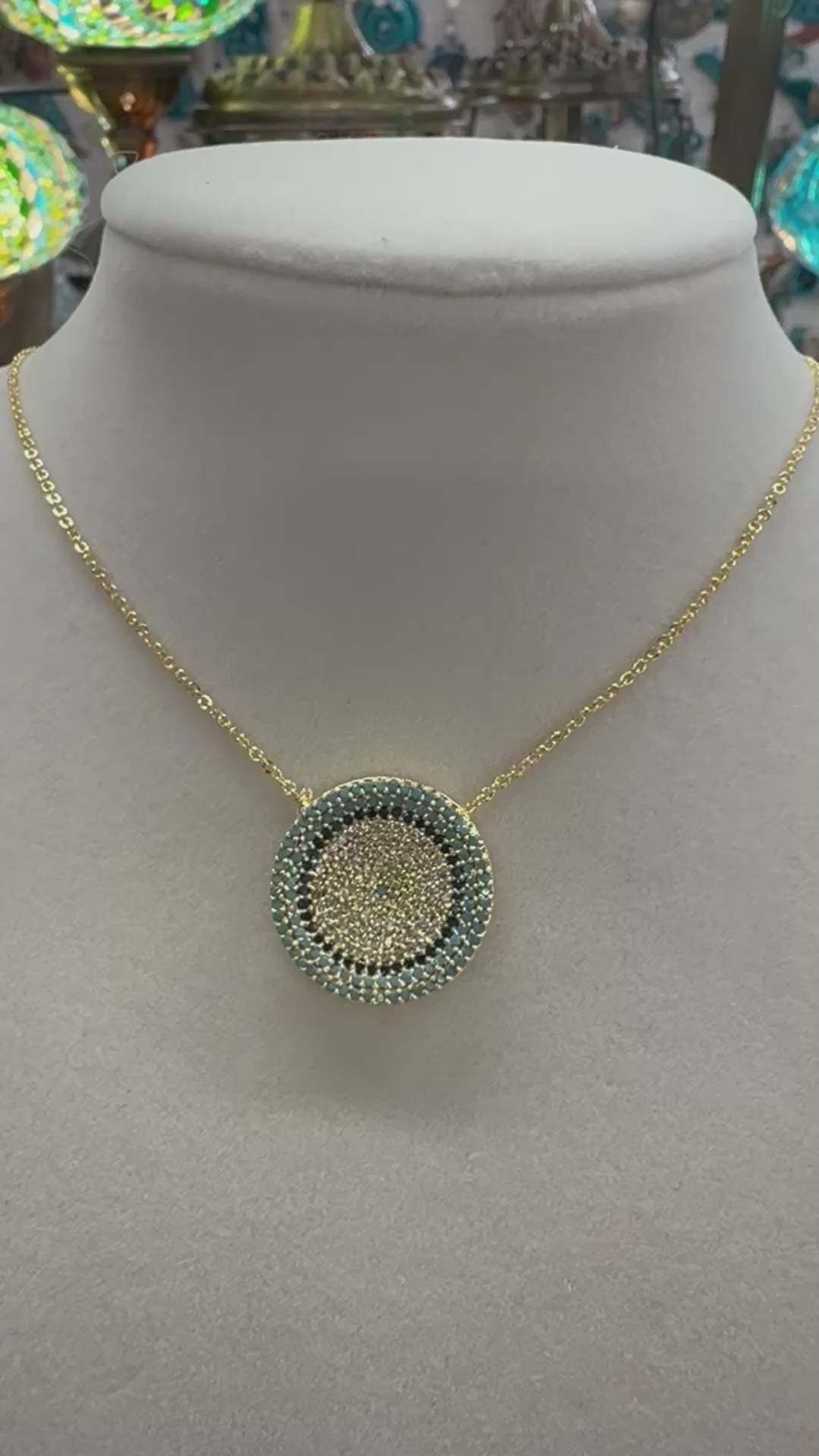 Handmade Zirconia Necklace