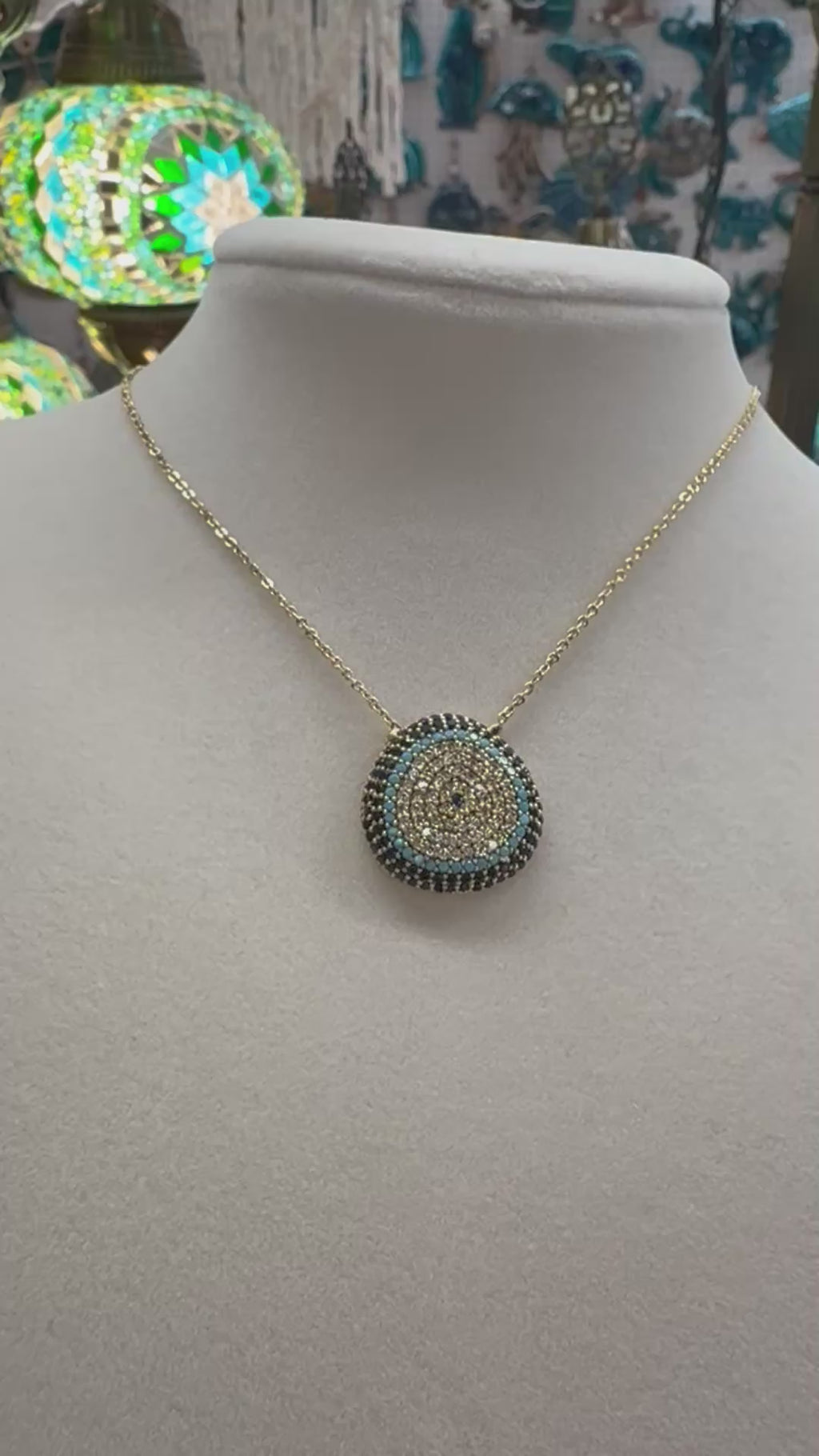 Handmade Zirconia Necklace