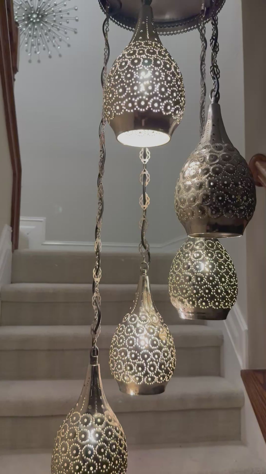 Handmade Brass Chandeliers